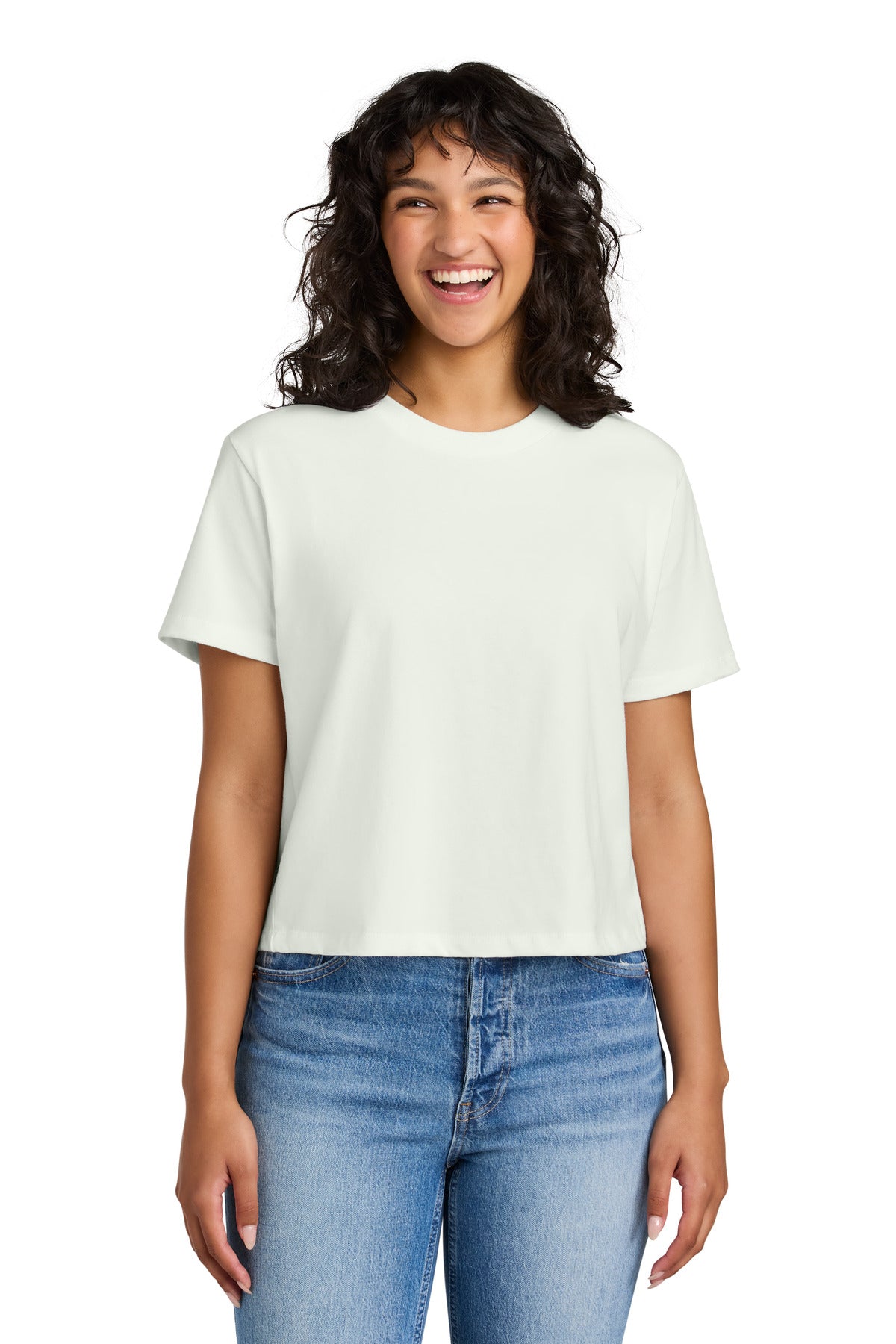 Next Level Apparel Women's Heavyweight Boxy Tee NL7610 in Bone
