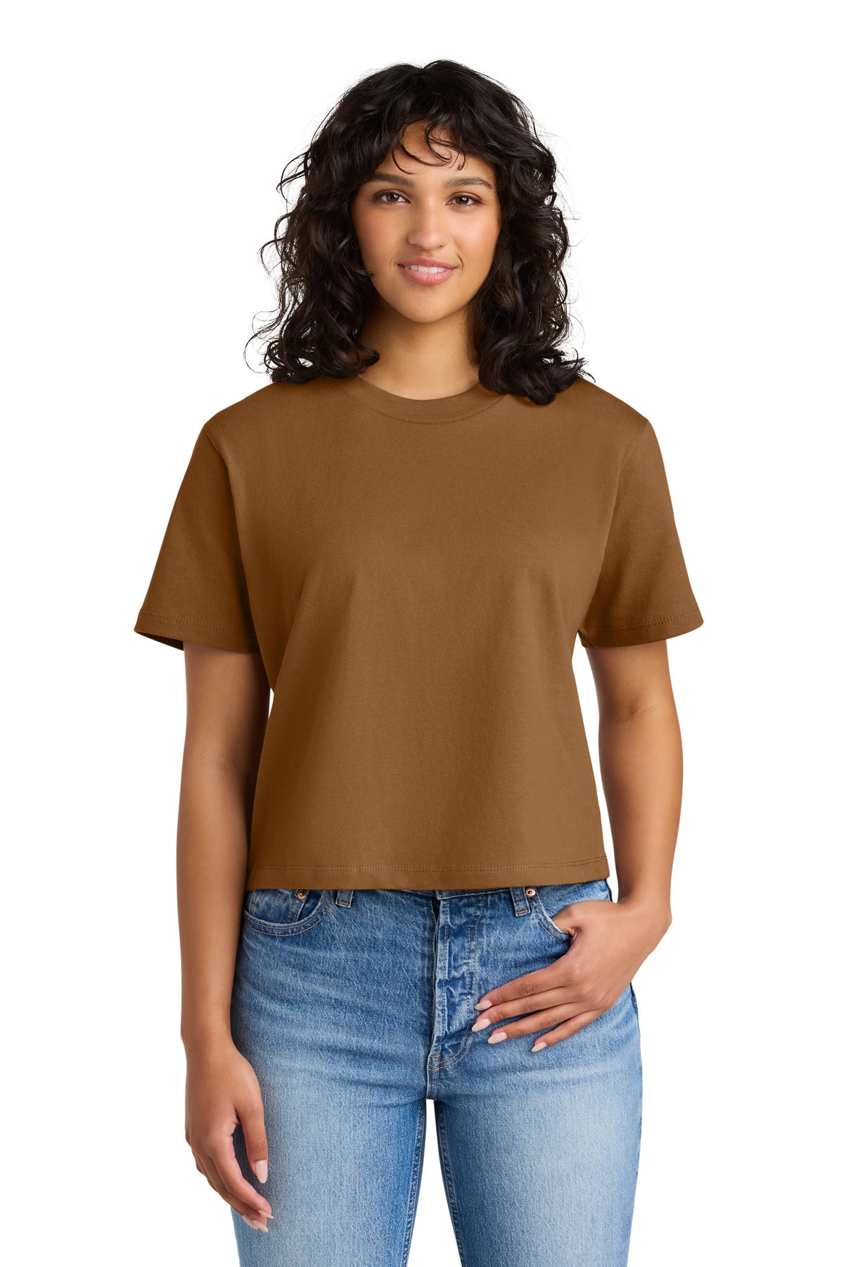 Next Level Apparel Women's Heavyweight Boxy Tee NL7610 in Clay