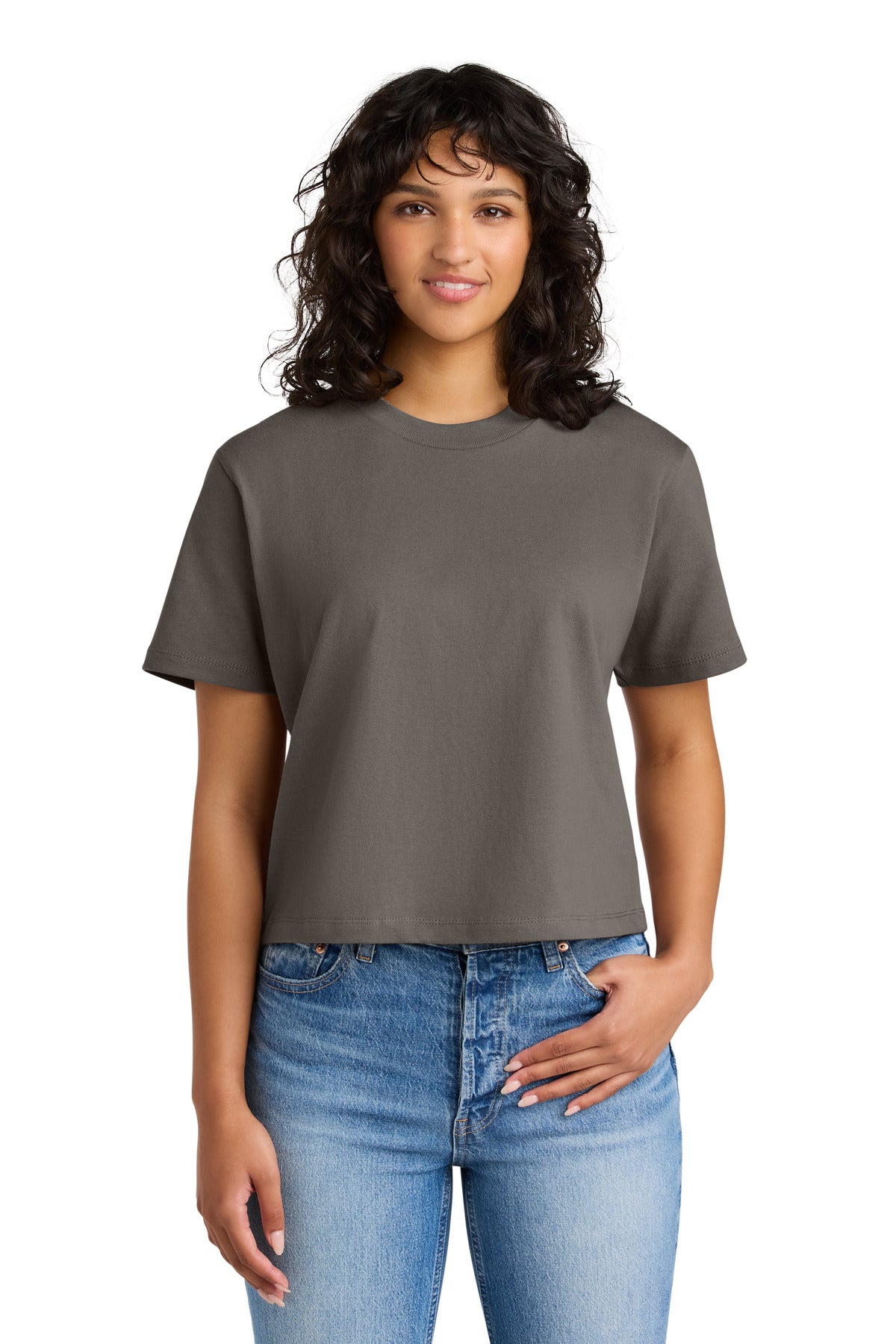 Next Level Apparel Women's Heavyweight Boxy Tee NL7610 in Shiitake