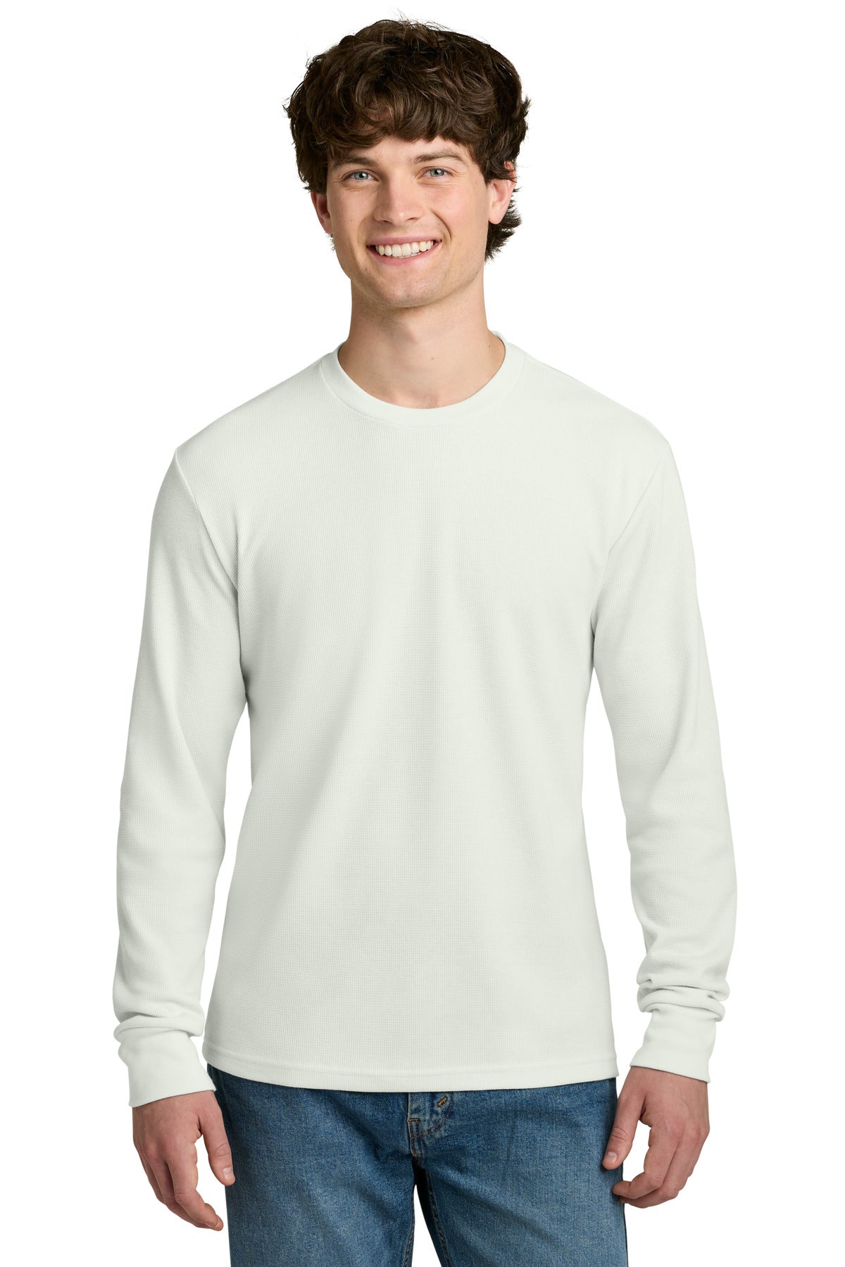 Next Level Apparel Ideal Thermal Long Sleeve Tee NL8211 in Bone