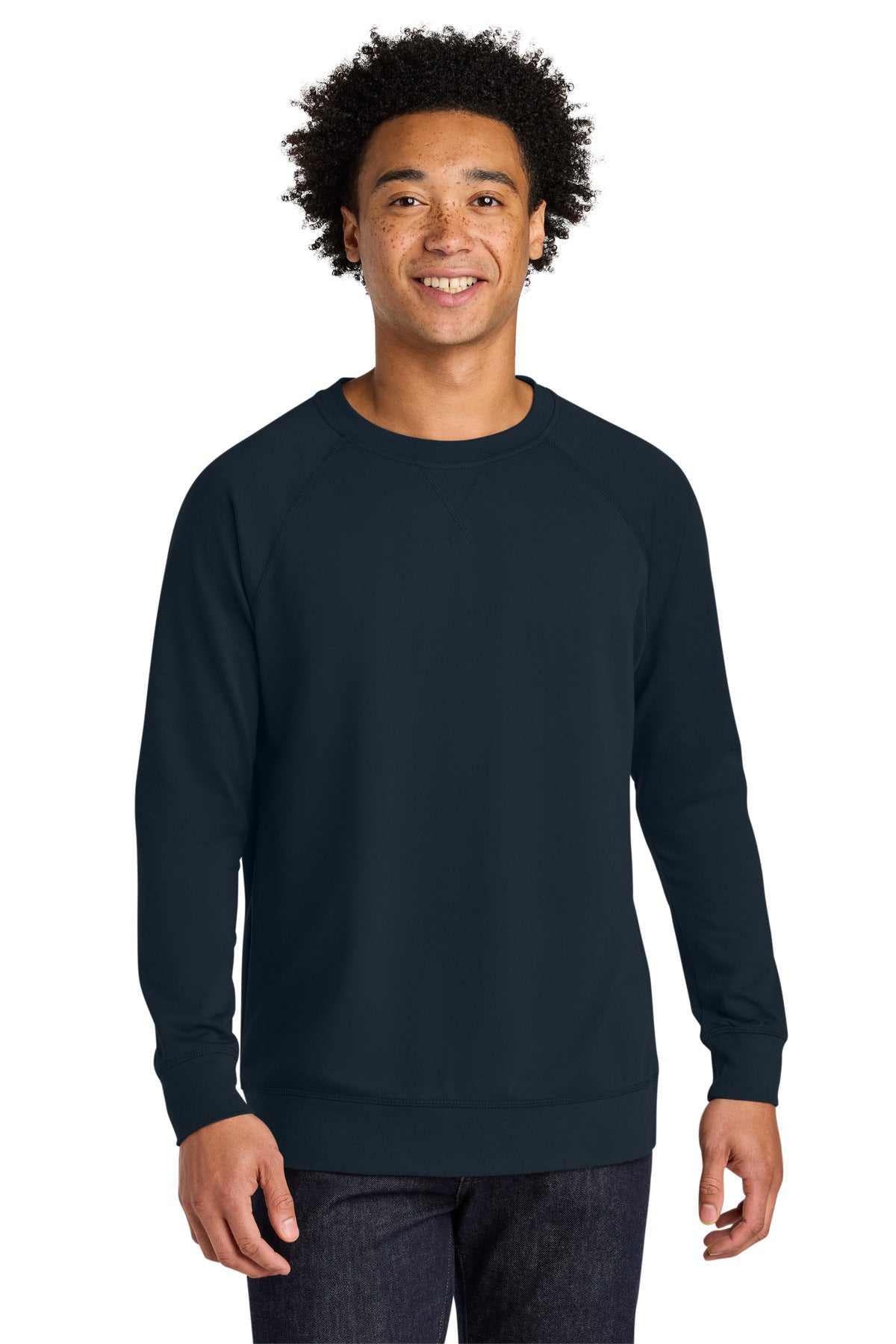 Next Level Apparel Laguna Raglan Sweatshirt NL9000 in Midnight Navy