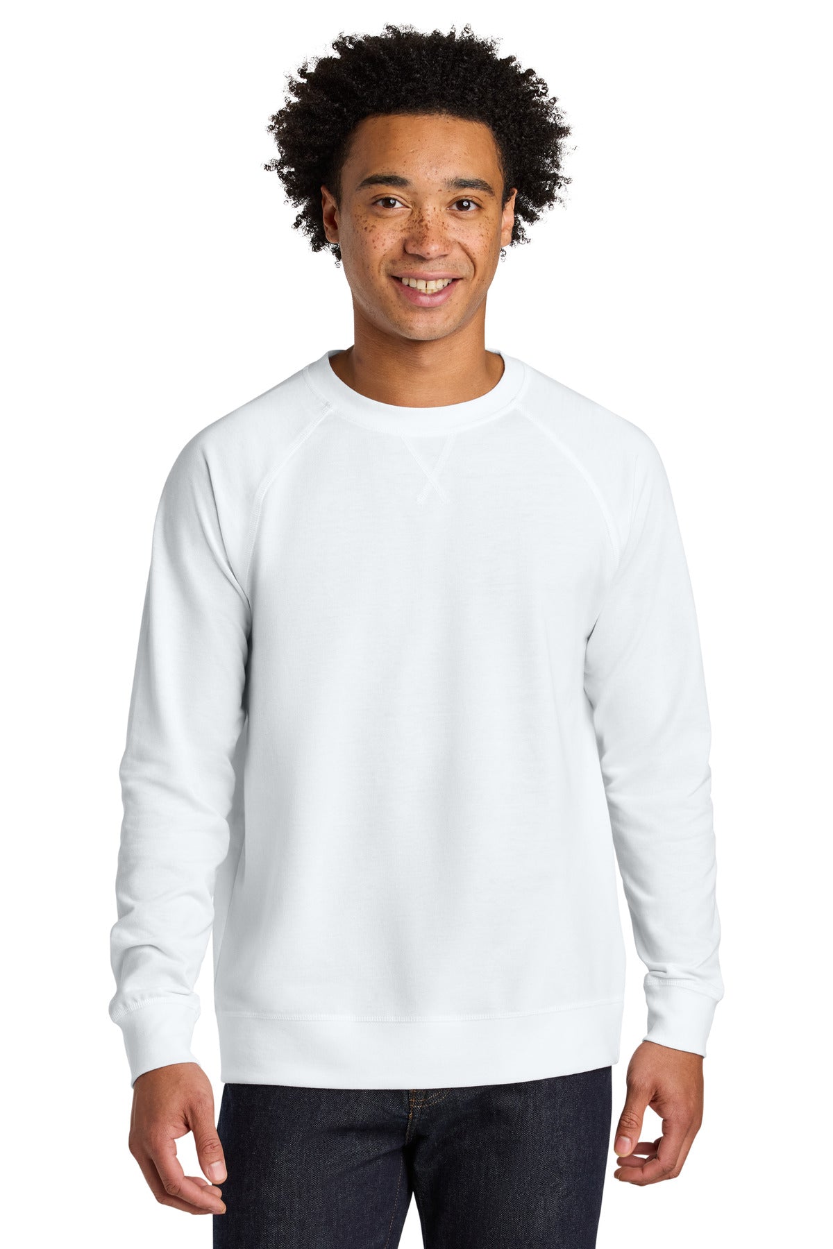 Next Level Apparel Laguna Raglan Sweatshirt NL9000 in White