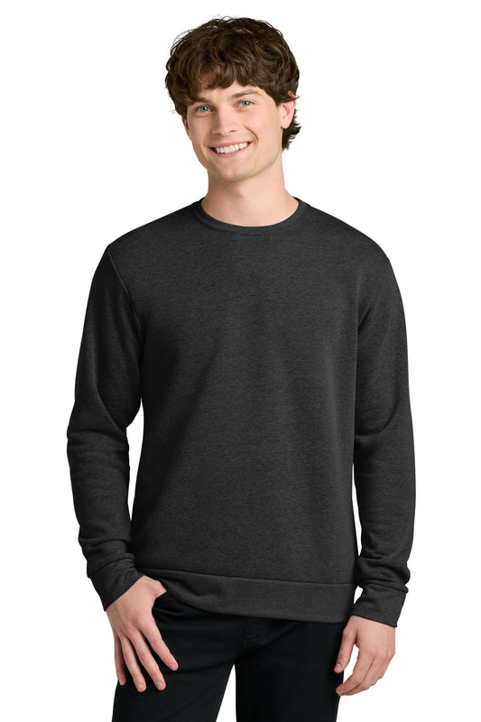 Next Level Apparel Adult Malibu Crewneck Sweatshirt NL9002 in Heather Black