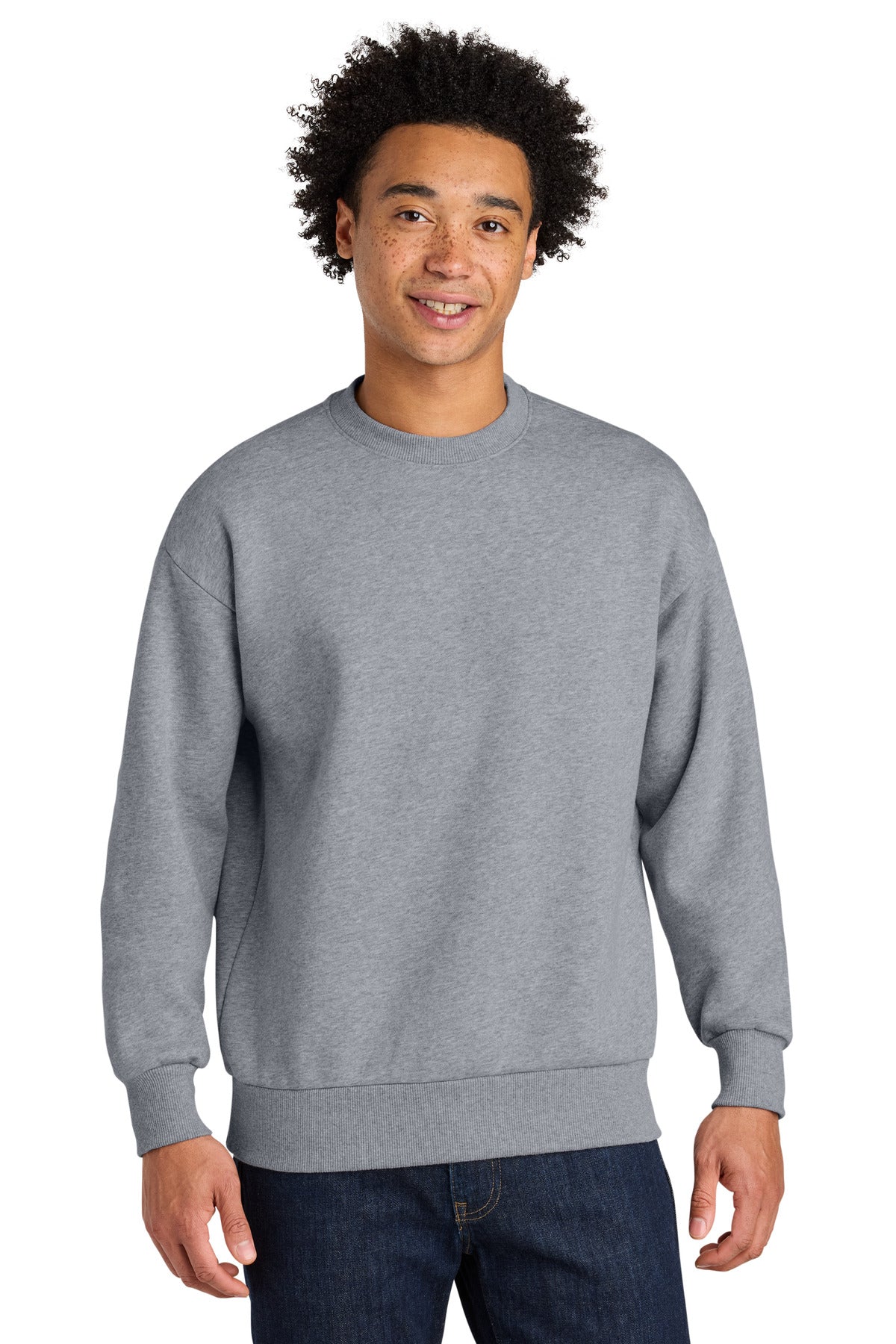 Next Level Apparel Heavyweight Sweatshirt NL9007 in Heather Gray
