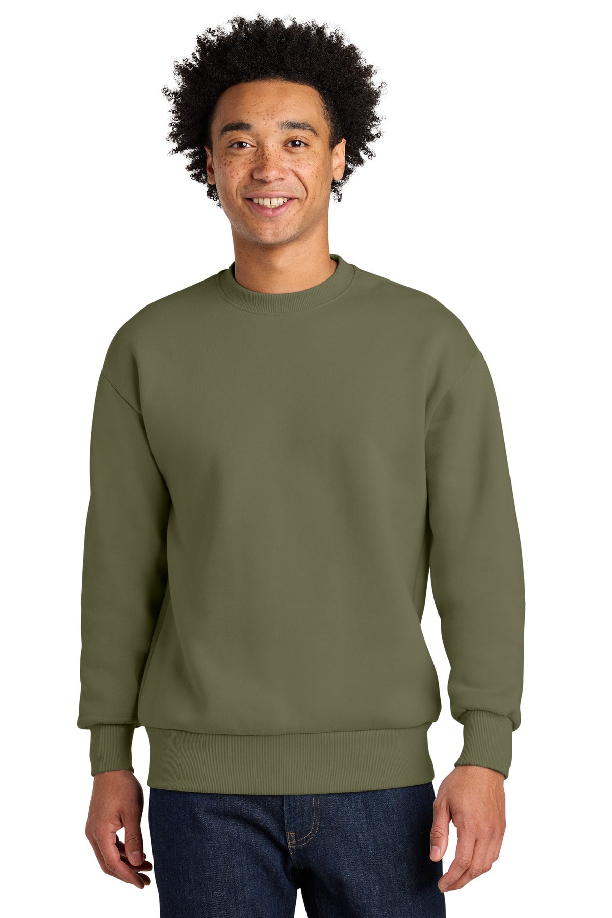 Next Level Apparel Heavyweight Sweatshirt NL9007 in Light Olive