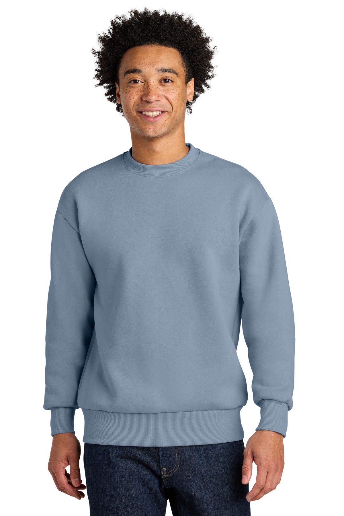 Next Level Apparel Heavyweight Sweatshirt NL9007 in Stonewash Denim