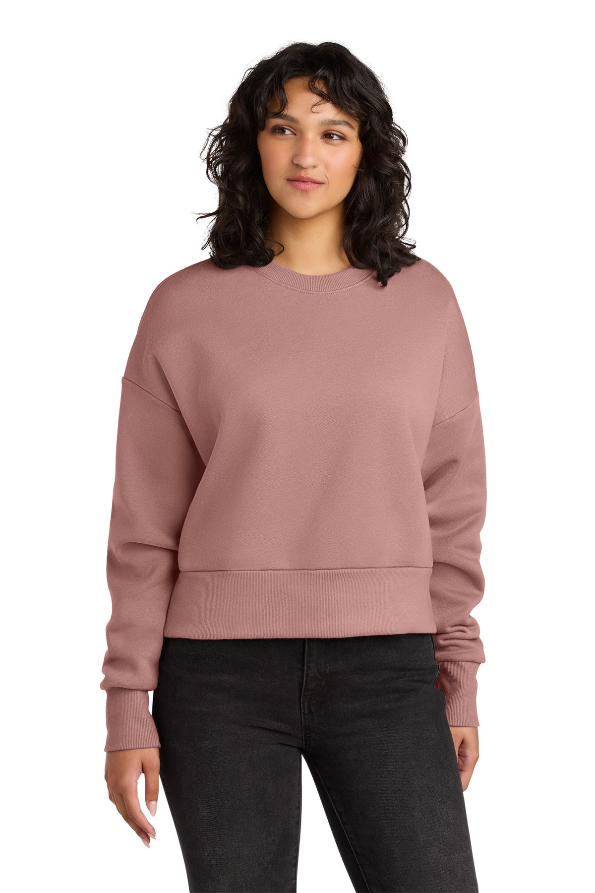 Next Level Apparel Women's Heavyweight Sweatshirt NL9087 in Desert Pink