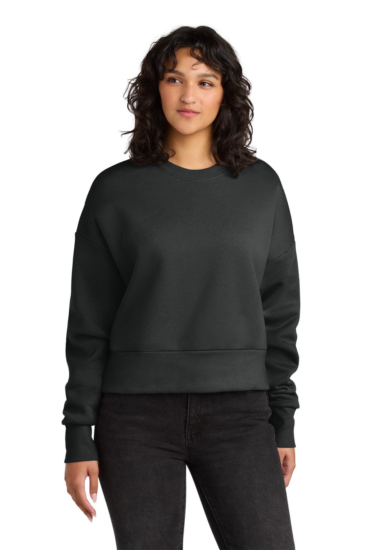 Next Level Apparel Women's Heavyweight Sweatshirt NL9087 in Graphite Black