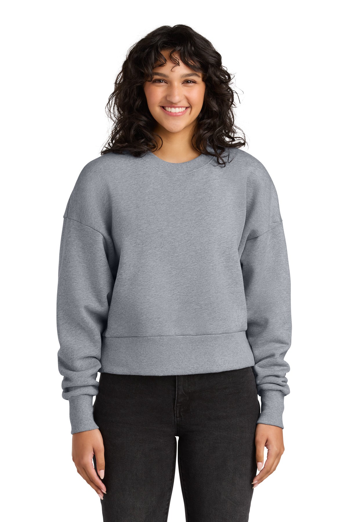 Next Level Apparel Women's Heavyweight Sweatshirt NL9087 in Heather Gray
