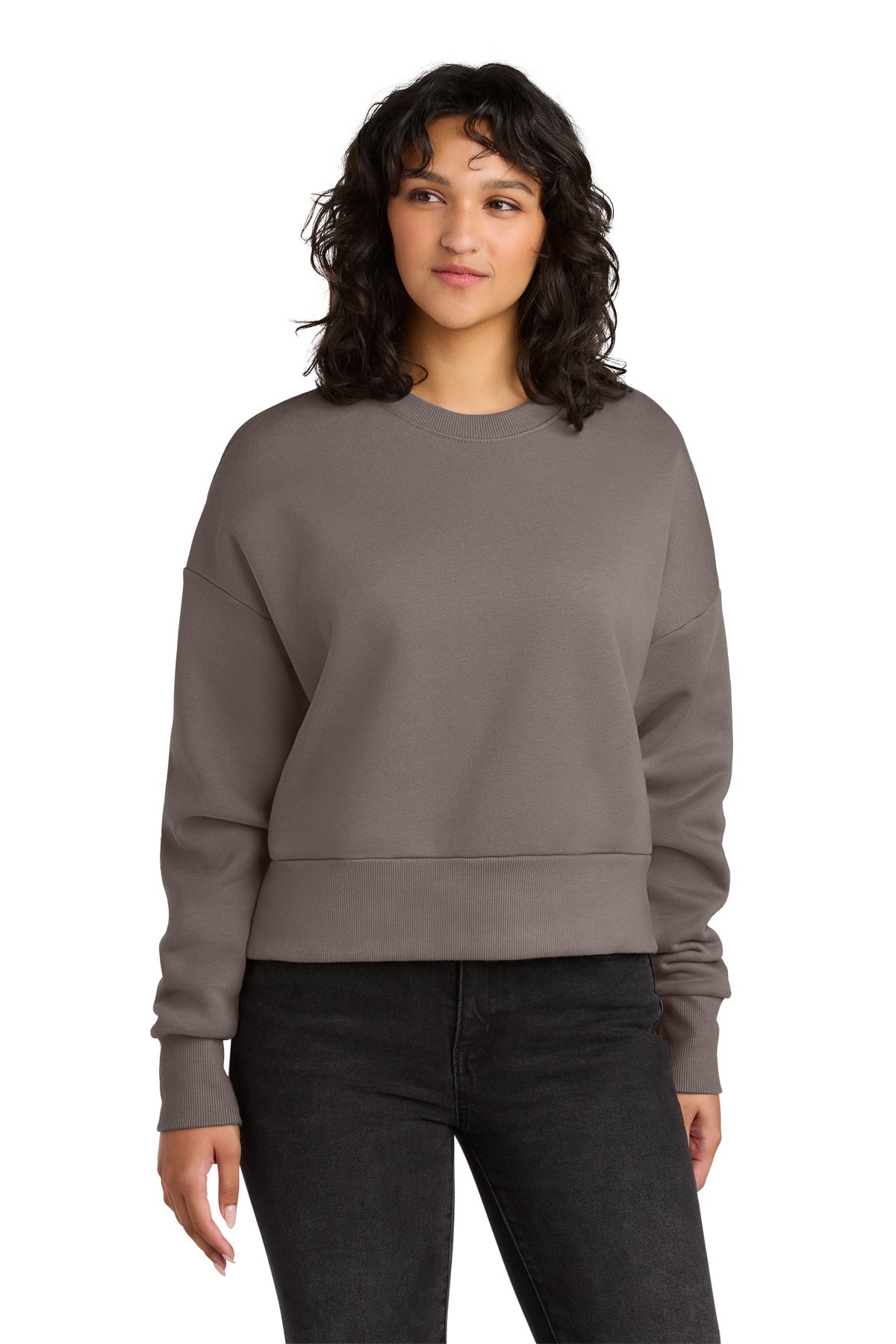 Next Level Apparel Women's Heavyweight Sweatshirt NL9087 in Shiitake