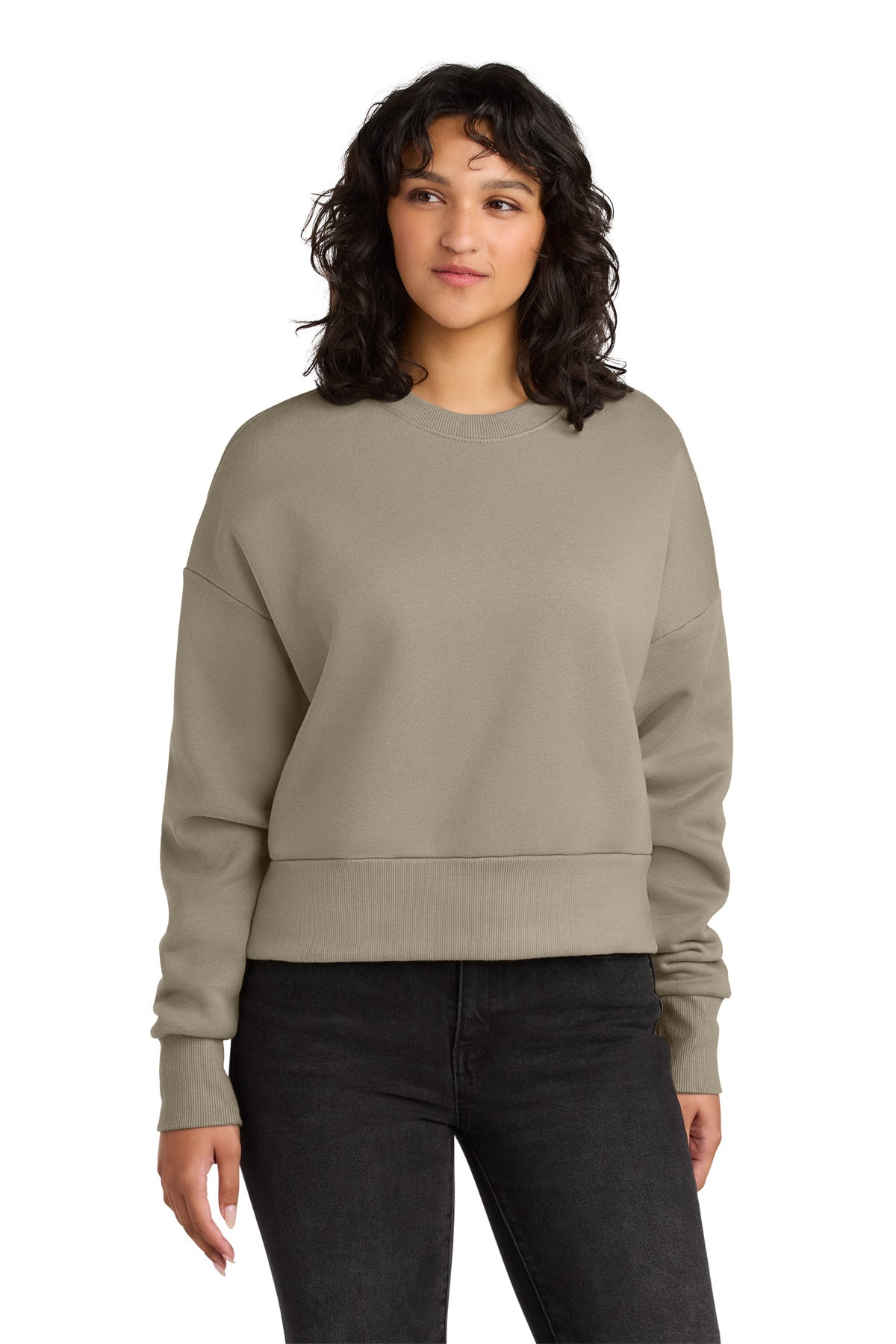 Next Level Apparel Women's Heavyweight Sweatshirt NL9087 in Tan