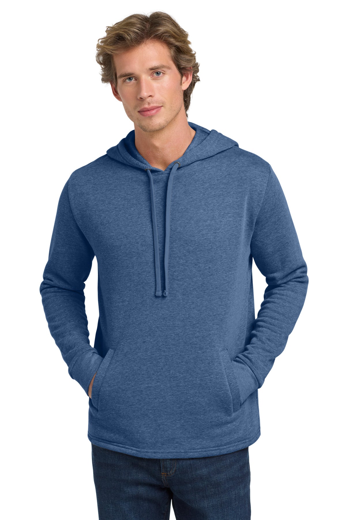 Next Level Apparel  Adult Malibu Pullover Hoodie. NL9300 in Heather Bay Blue