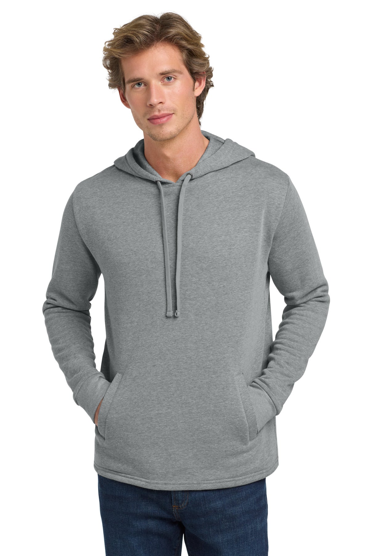 Next Level Apparel  Adult Malibu Pullover Hoodie. NL9300 in Heather Gray