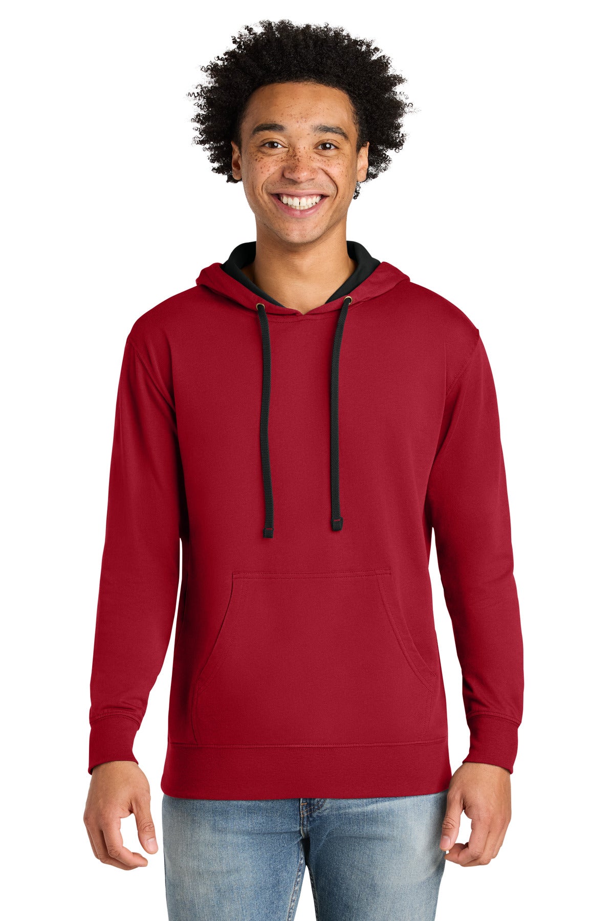 Next Level Apparel Laguna Hoodie NL9301 in Red/ Black