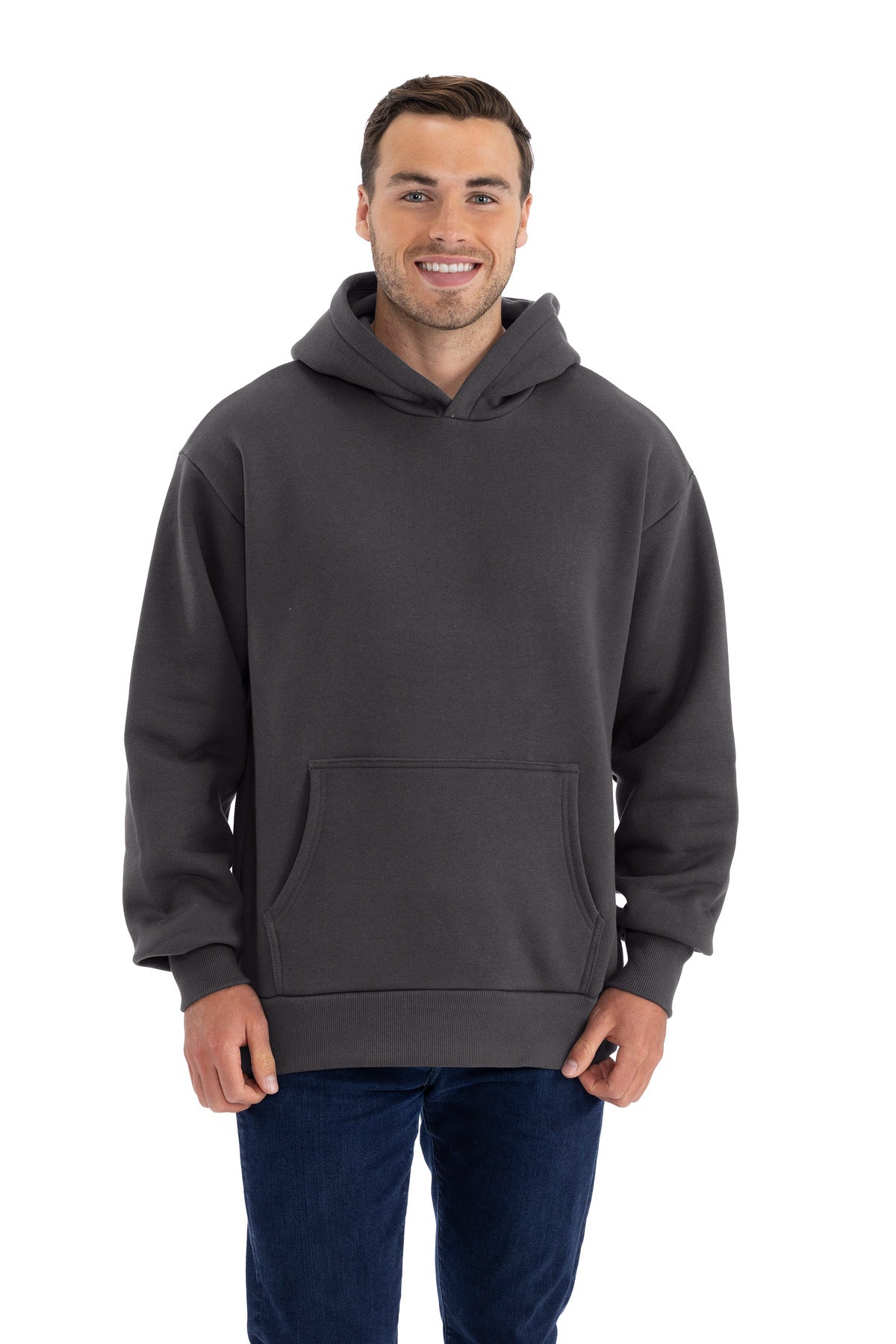 Next Level Apparel Heavyweight Hoodie NL9307 in Graphite Black