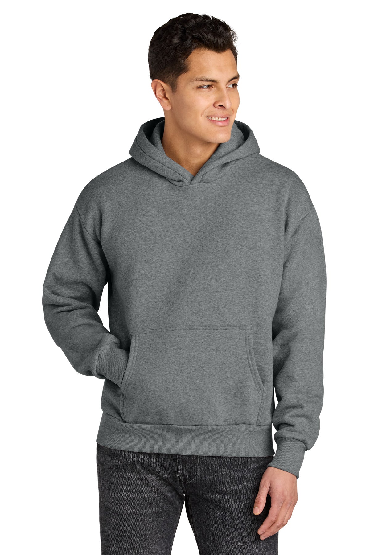 Next Level Apparel Heavyweight Hoodie NL9307 in Heather Gray