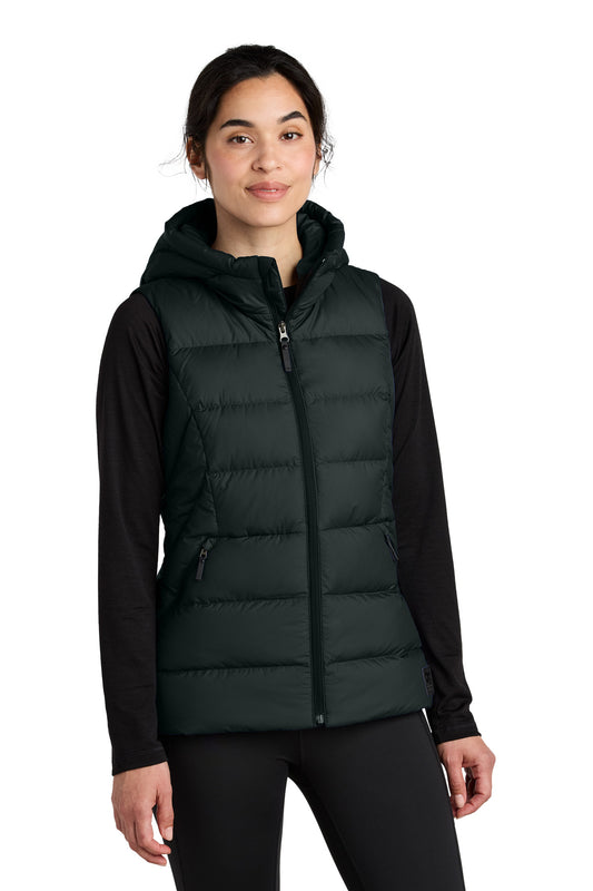LIMITED EDITION Outdoor Research Women's Coldsnap Hooded Down Vest OR322218 in Black