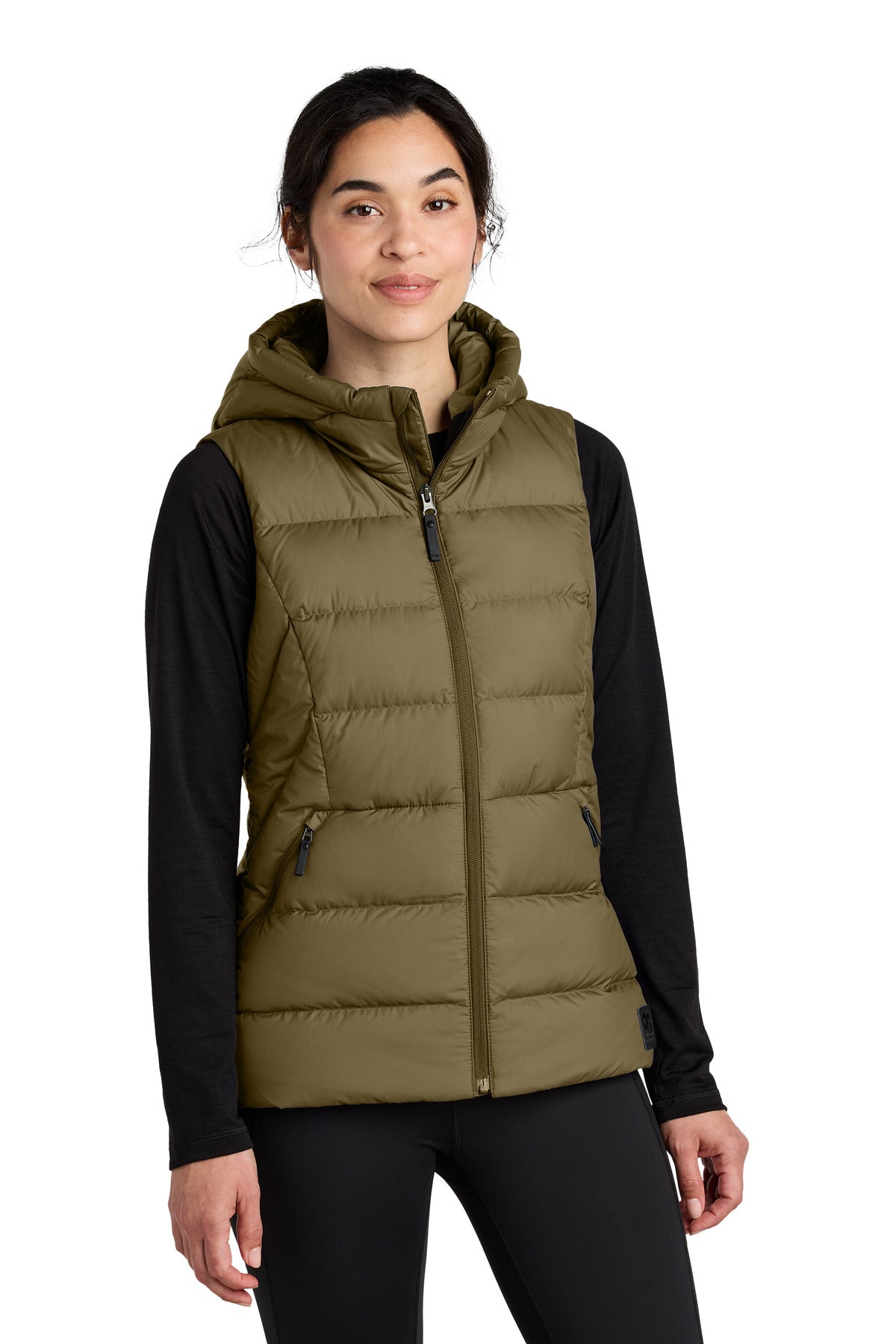 LIMITED EDITION Outdoor Research Women's Coldsnap Hooded Down Vest OR322218 in Loden