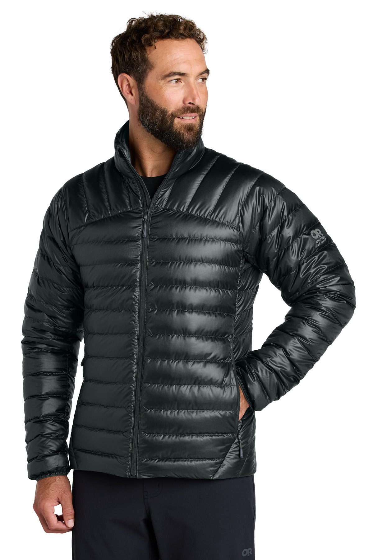 LIMITED EDITION Outdoor Research 800 Tech Down Jacket OR322228 in Black