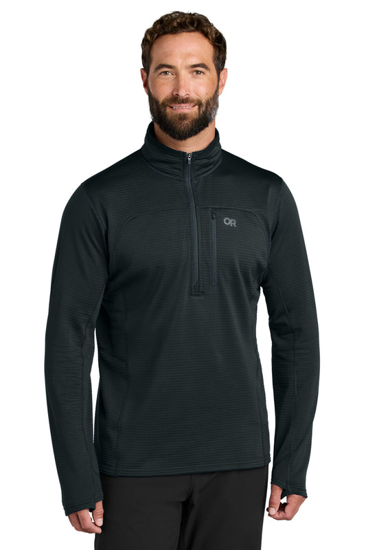 LIMITED EDITION Outdoor Research Tech Grid 1/4-Zip Fleece OR322267 in Black
