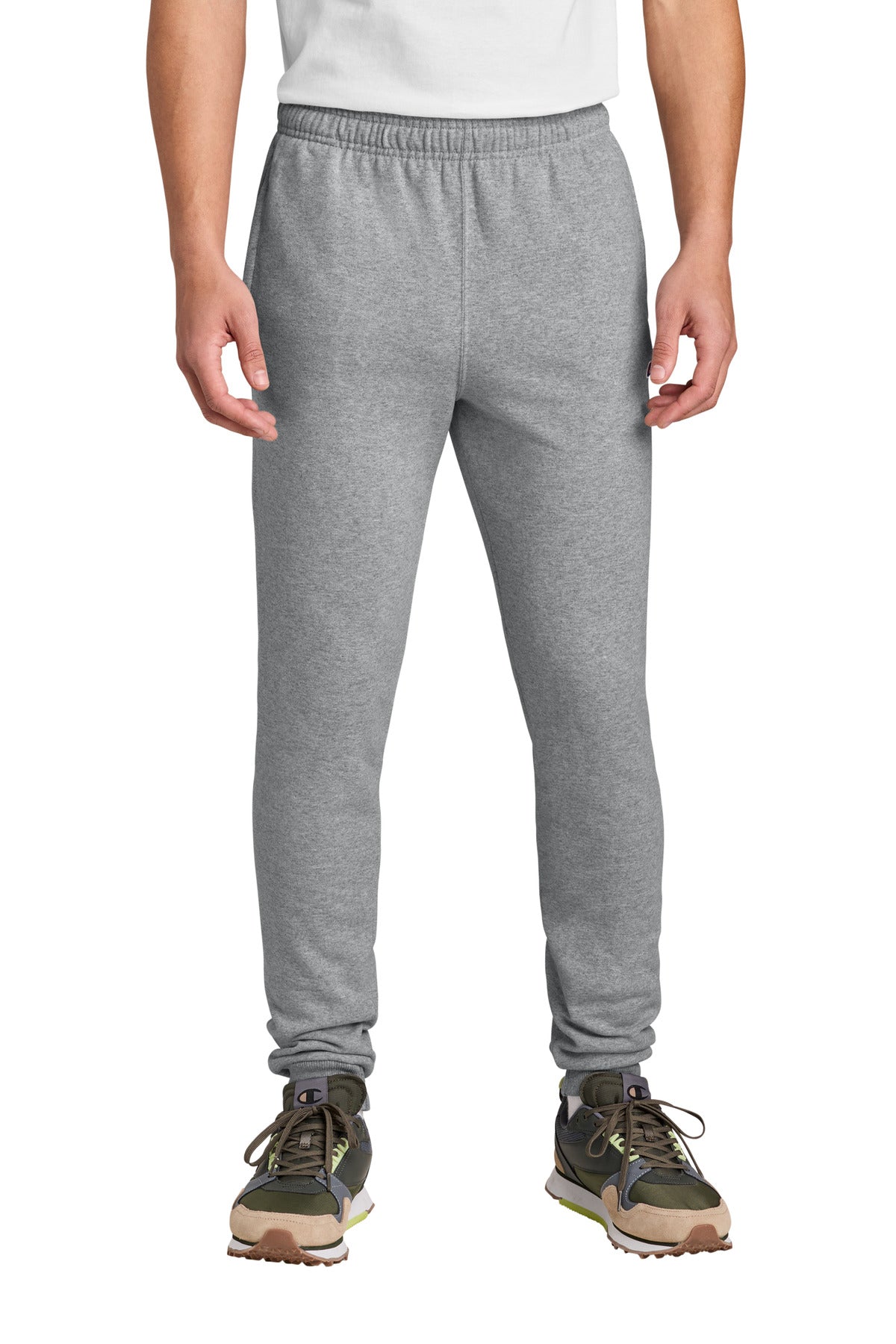 Champion Powerblend Fleece Jogger P930 in Light Steel