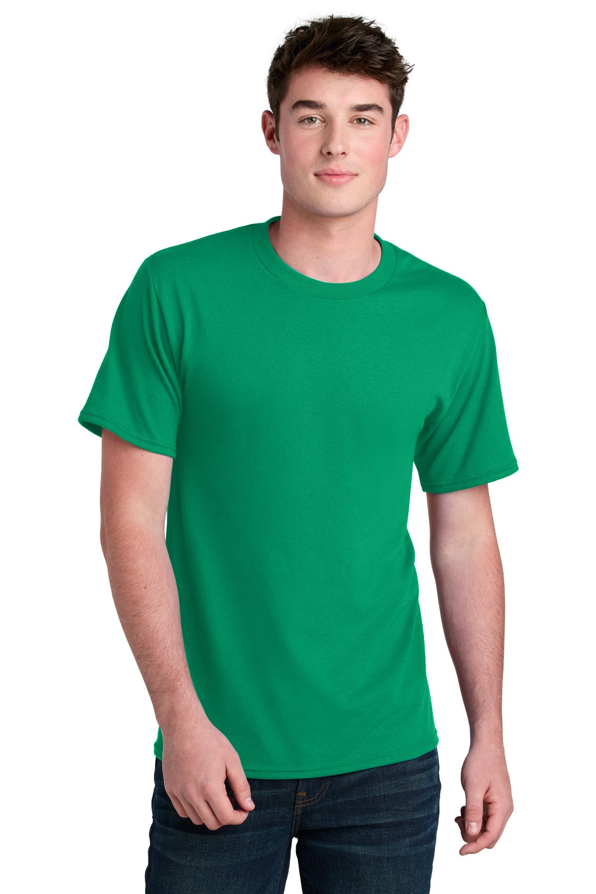 Port & Co Core Blend Recycled Tee PC01 in Kelly