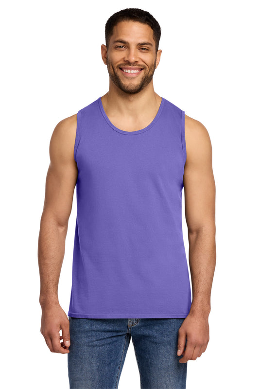 Port & Co Beach Wash Garment-Dyed Tank.  PC099TT in Amethyst