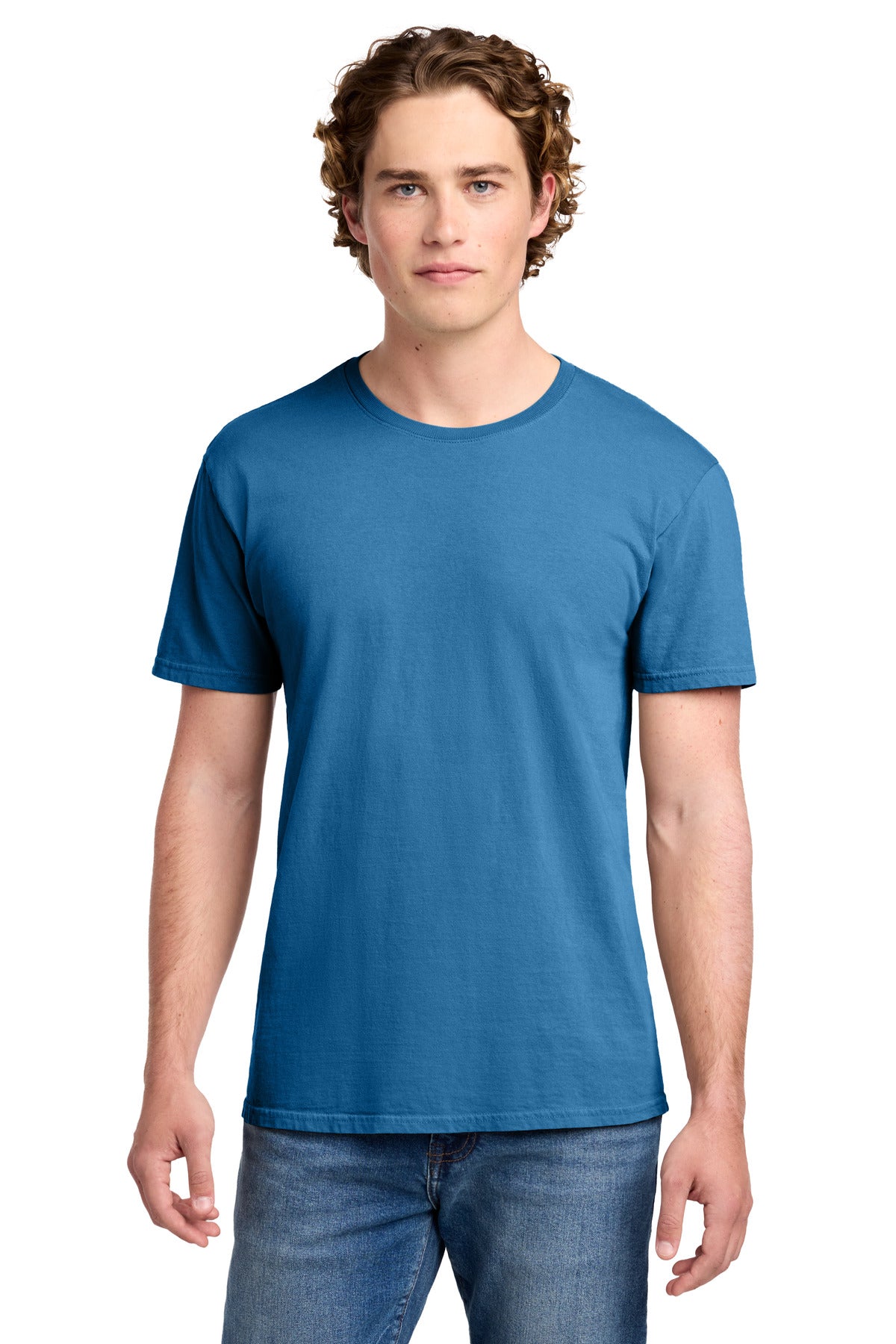 Port & Co Beach Wash Garment-Dyed Tee. PC099 in Blue Moon