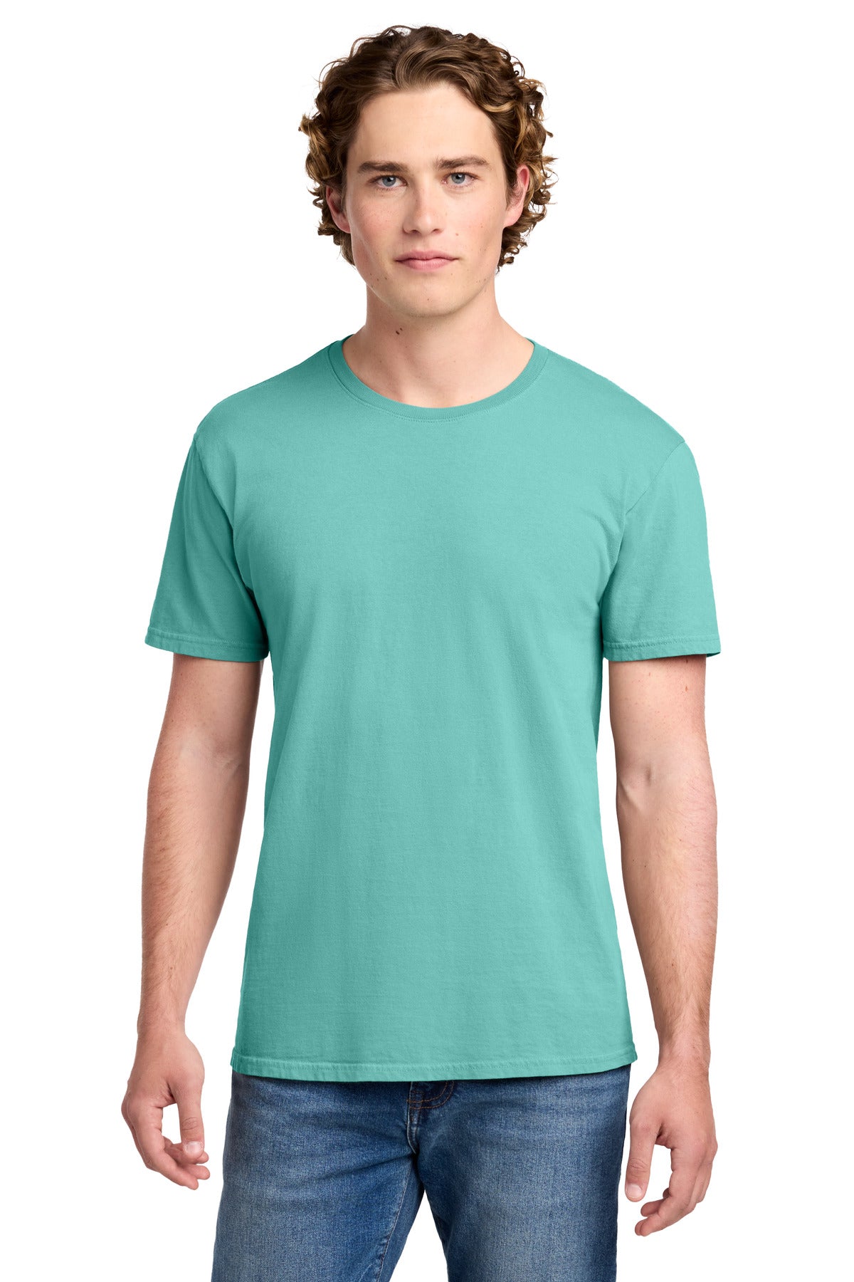 Port & Co Beach Wash Garment-Dyed Tee. PC099 in Cool Mint