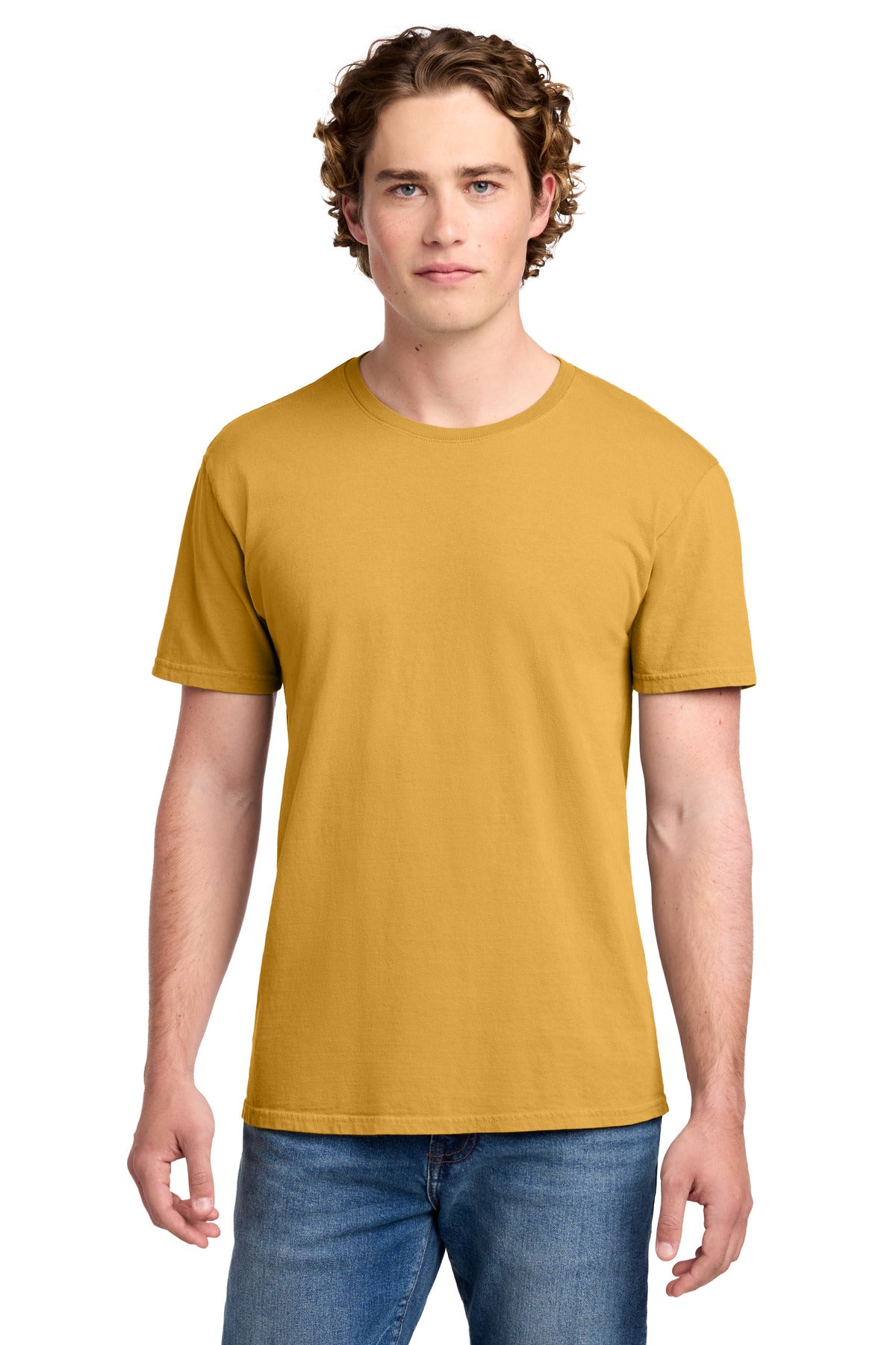 Port & Co Beach Wash Garment-Dyed Tee. PC099 in Dijon