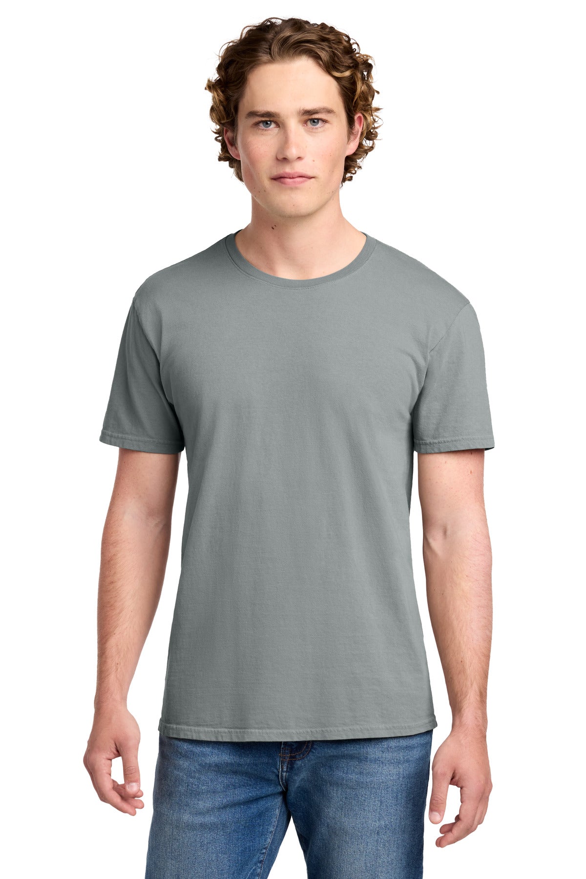 Port & Co Beach Wash Garment-Dyed Tee. PC099 in Dove Grey