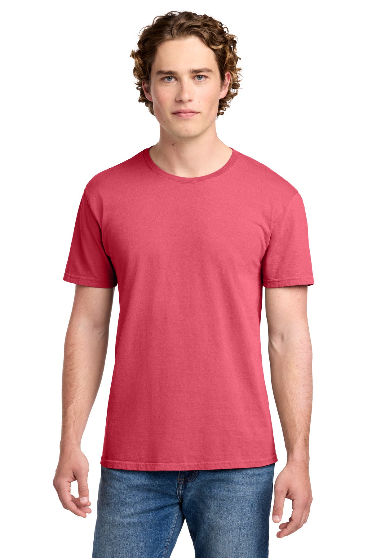 Port & Co Beach Wash Garment-Dyed Tee. PC099 in Fruit Punch