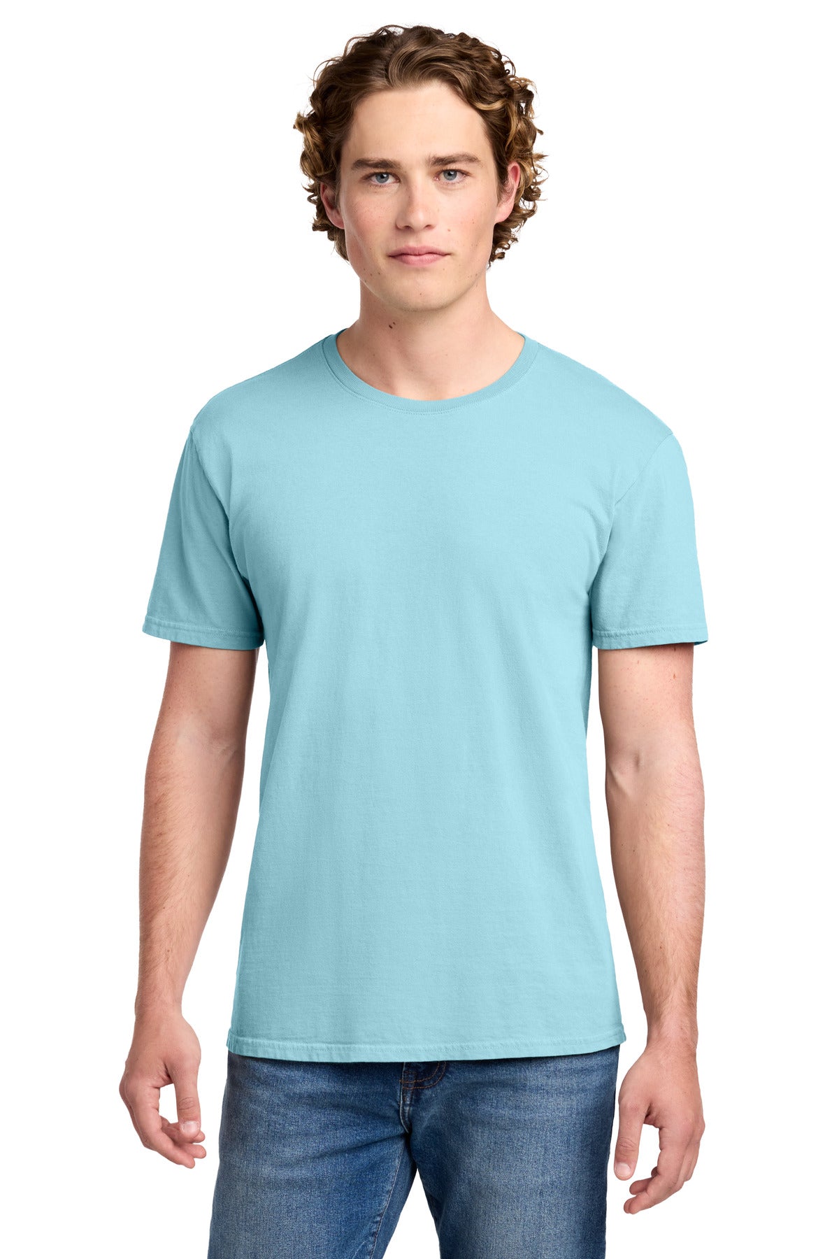 Port & Co Beach Wash Garment-Dyed Tee. PC099 in Glacier