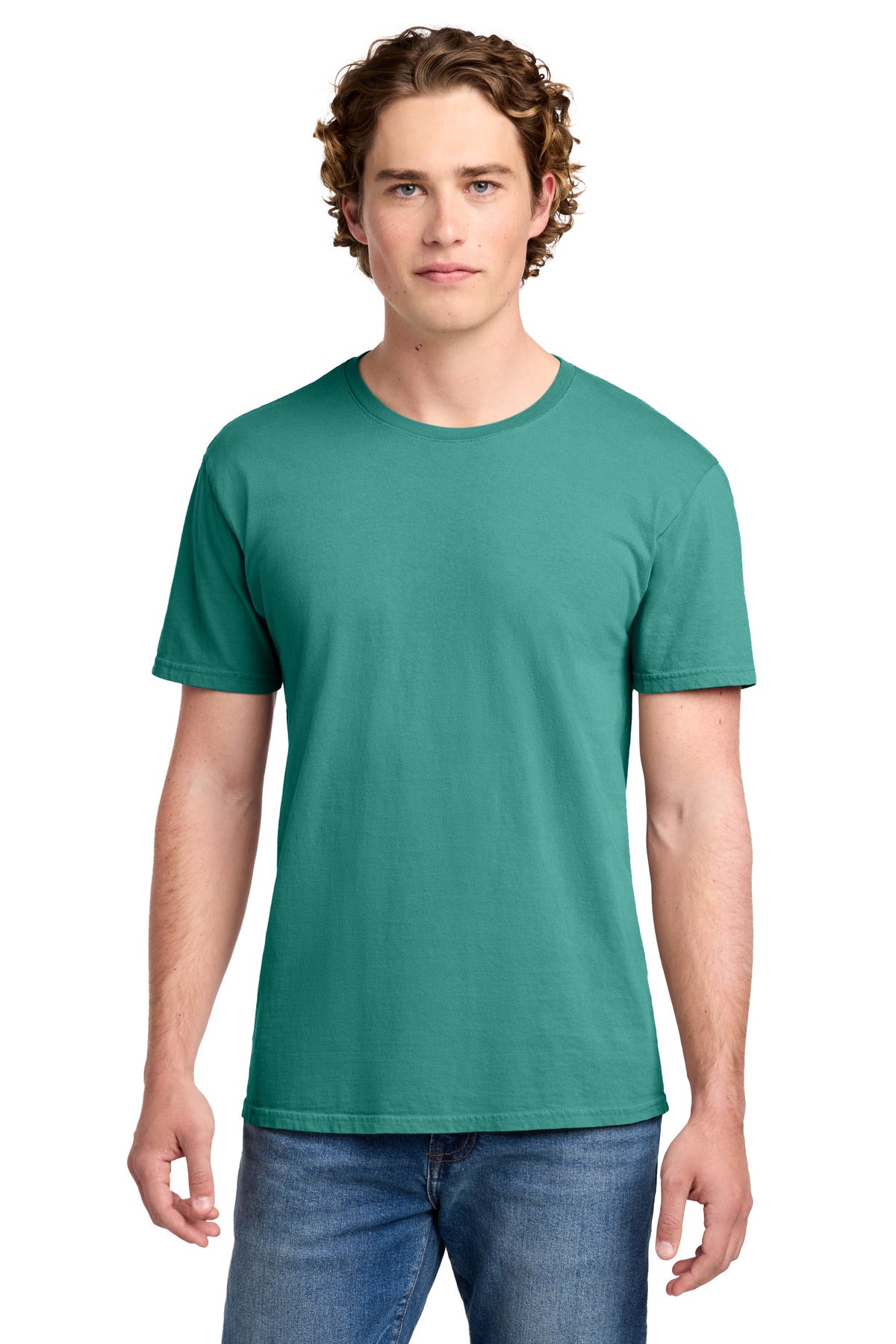 Port & Co Beach Wash Garment-Dyed Tee. PC099 in Peacock