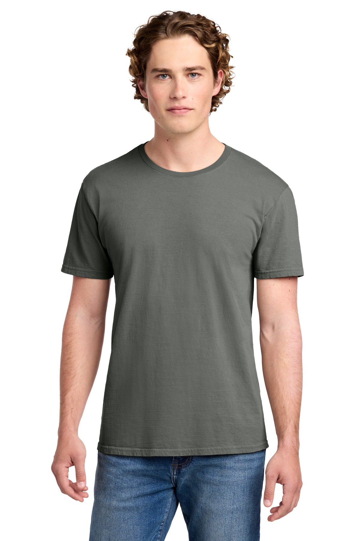 Port & Co Beach Wash Garment-Dyed Tee. PC099 in Pewter