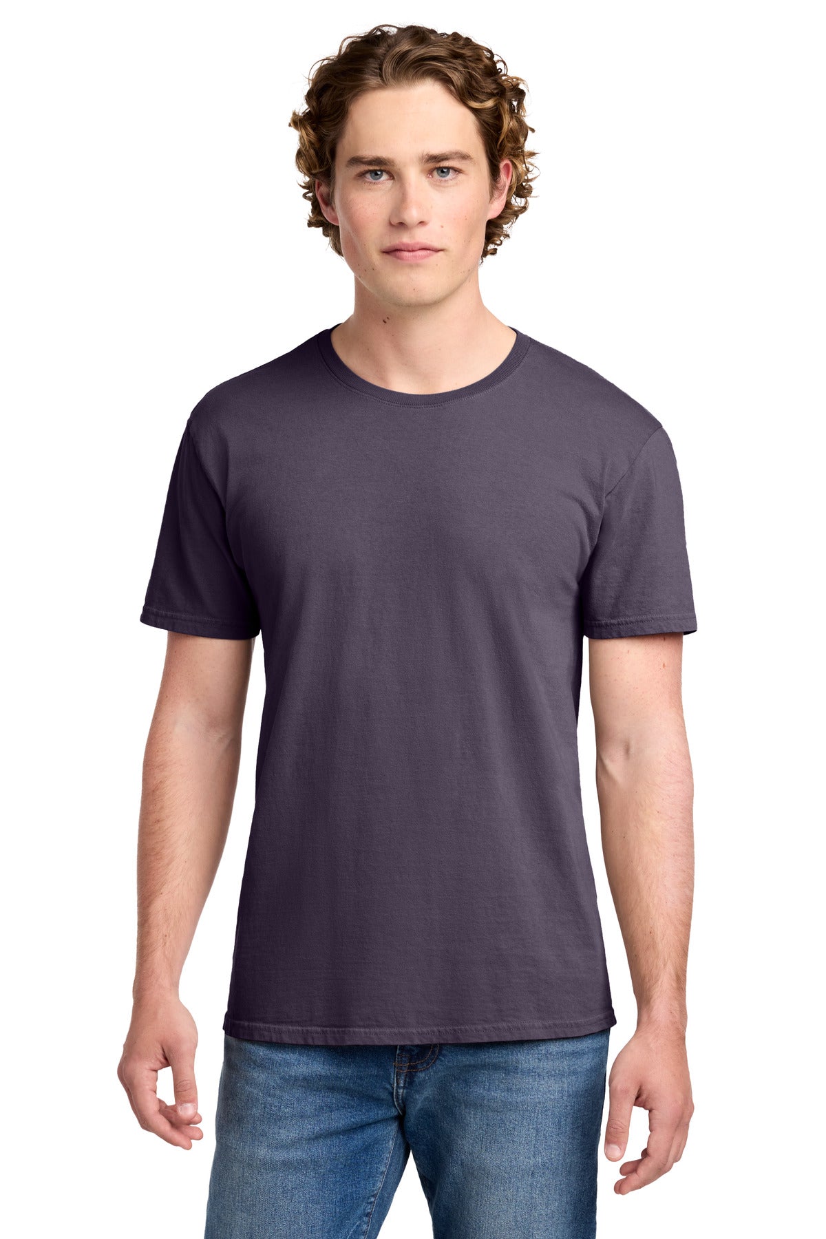 Port & Co Beach Wash Garment-Dyed Tee. PC099 in Vintage Plum