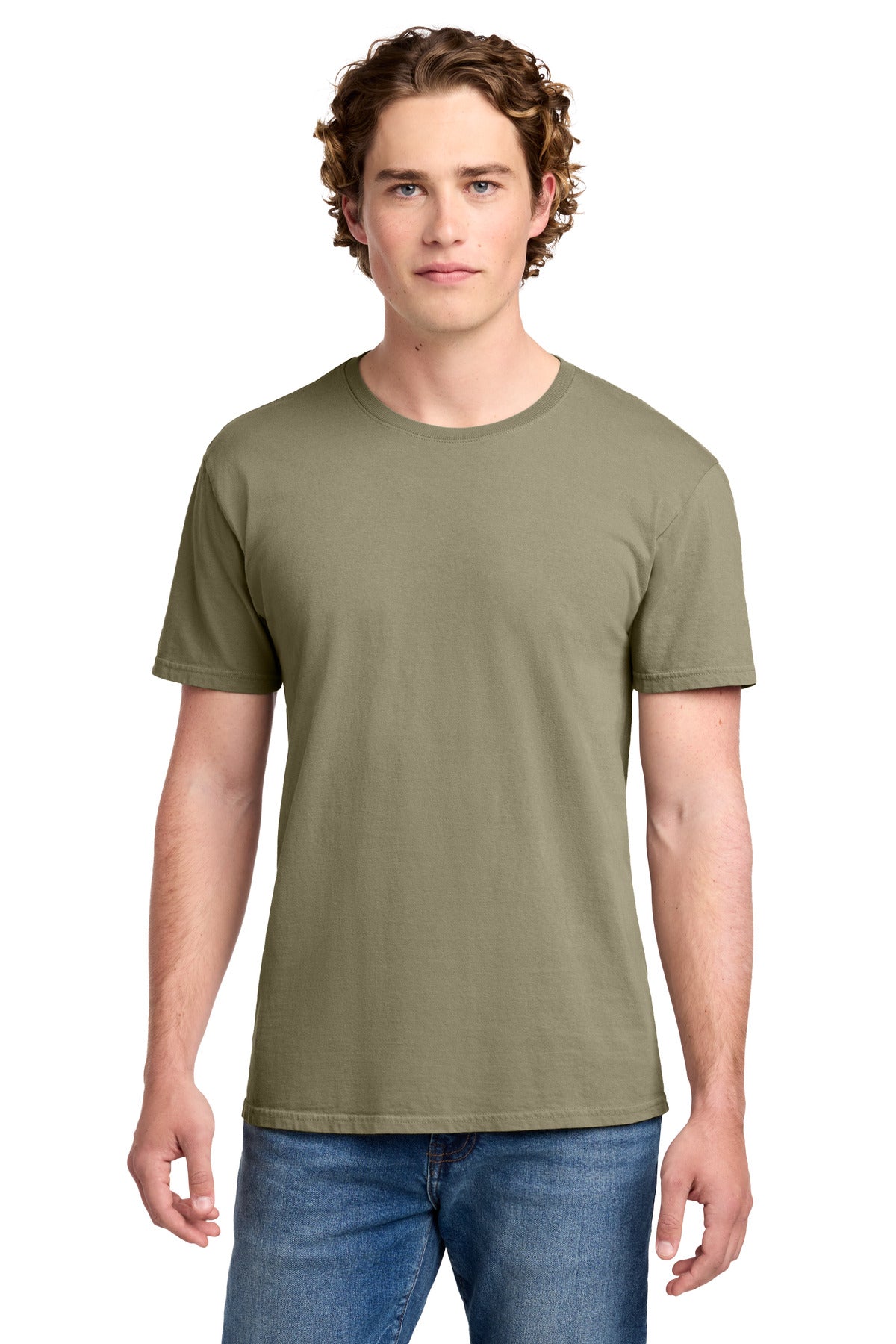 Port & Co Beach Wash Garment-Dyed Tee. PC099 in Walnut