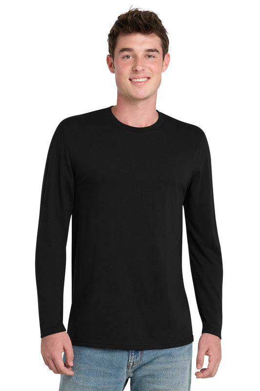 Port & Co Tri-Blend Long Sleeve Tee. PC330LS in Black