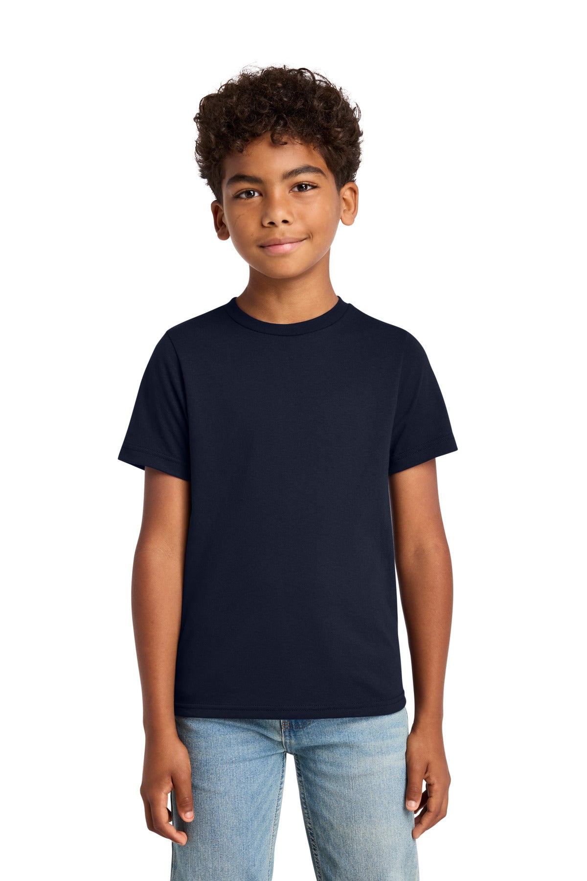 Port & Co Youth Tri-Blend Tee PC330Y in Deep Navy