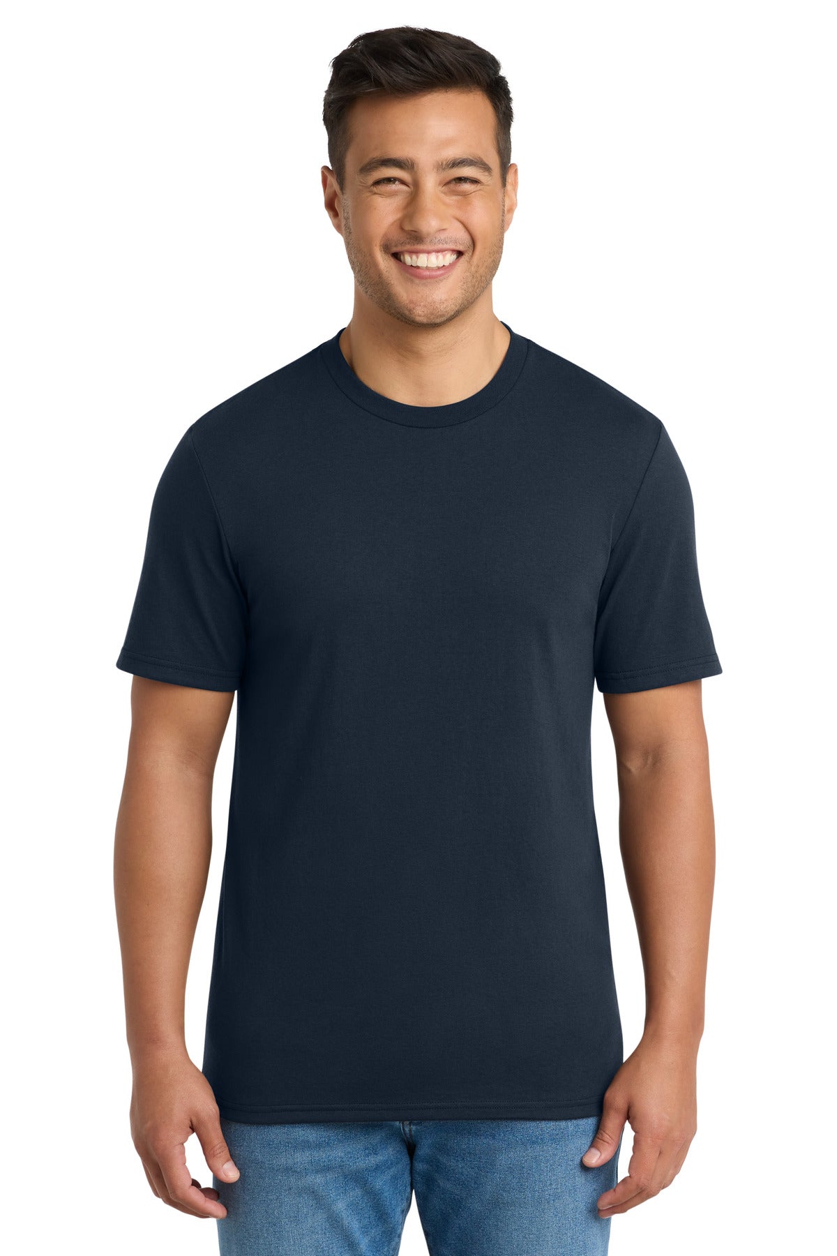Port & Co Tri-Blend Tee. PC330 in Deep Navy