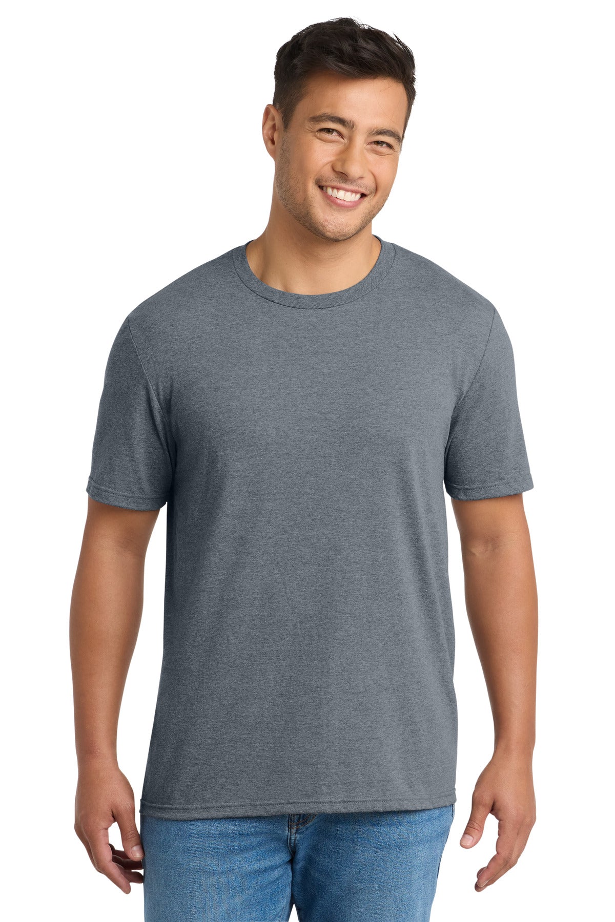 Port & Co Tri-Blend Tee. PC330 in Graphite Heather