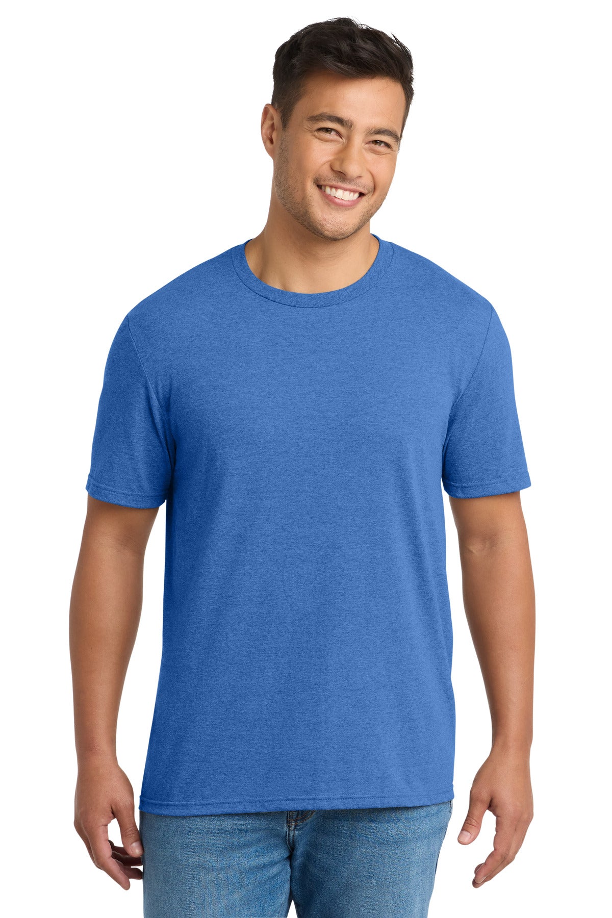 Port & Co Tri-Blend Tee. PC330 in Heather Royal