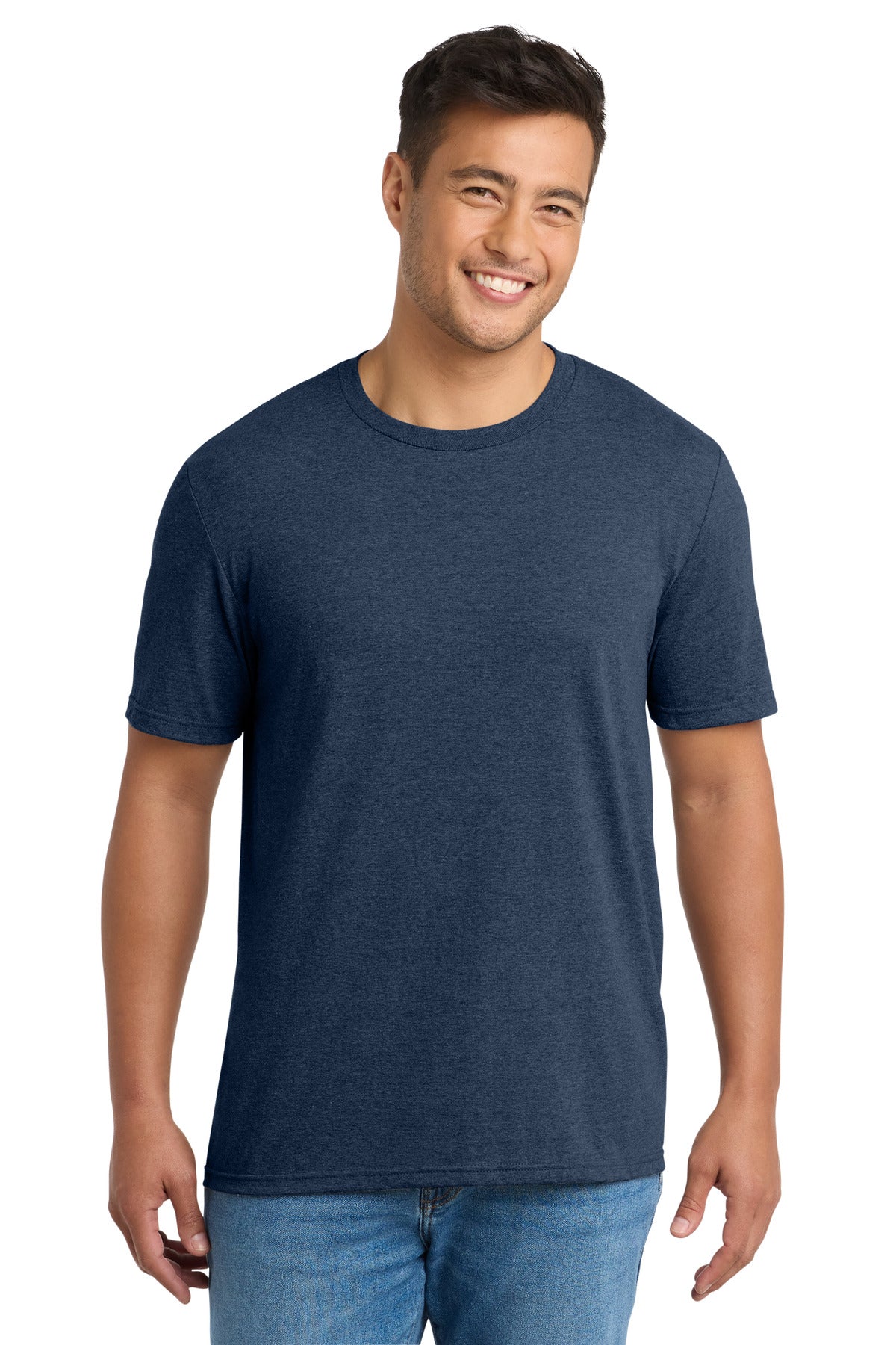 Port & Co Tri-Blend Tee. PC330 in Team Navy Heather