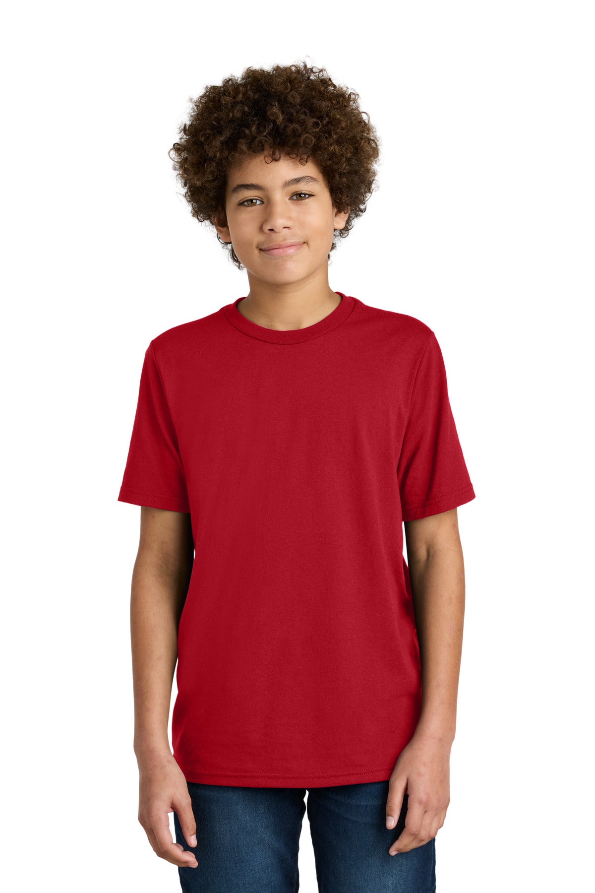 Port & Co Youth CVC Tee PC340Y in Red