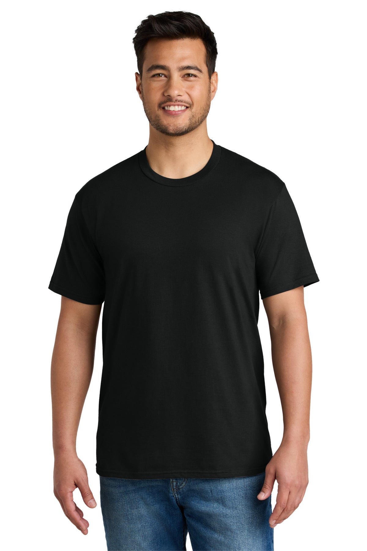Port & Co CVC Tee PC340 in Black