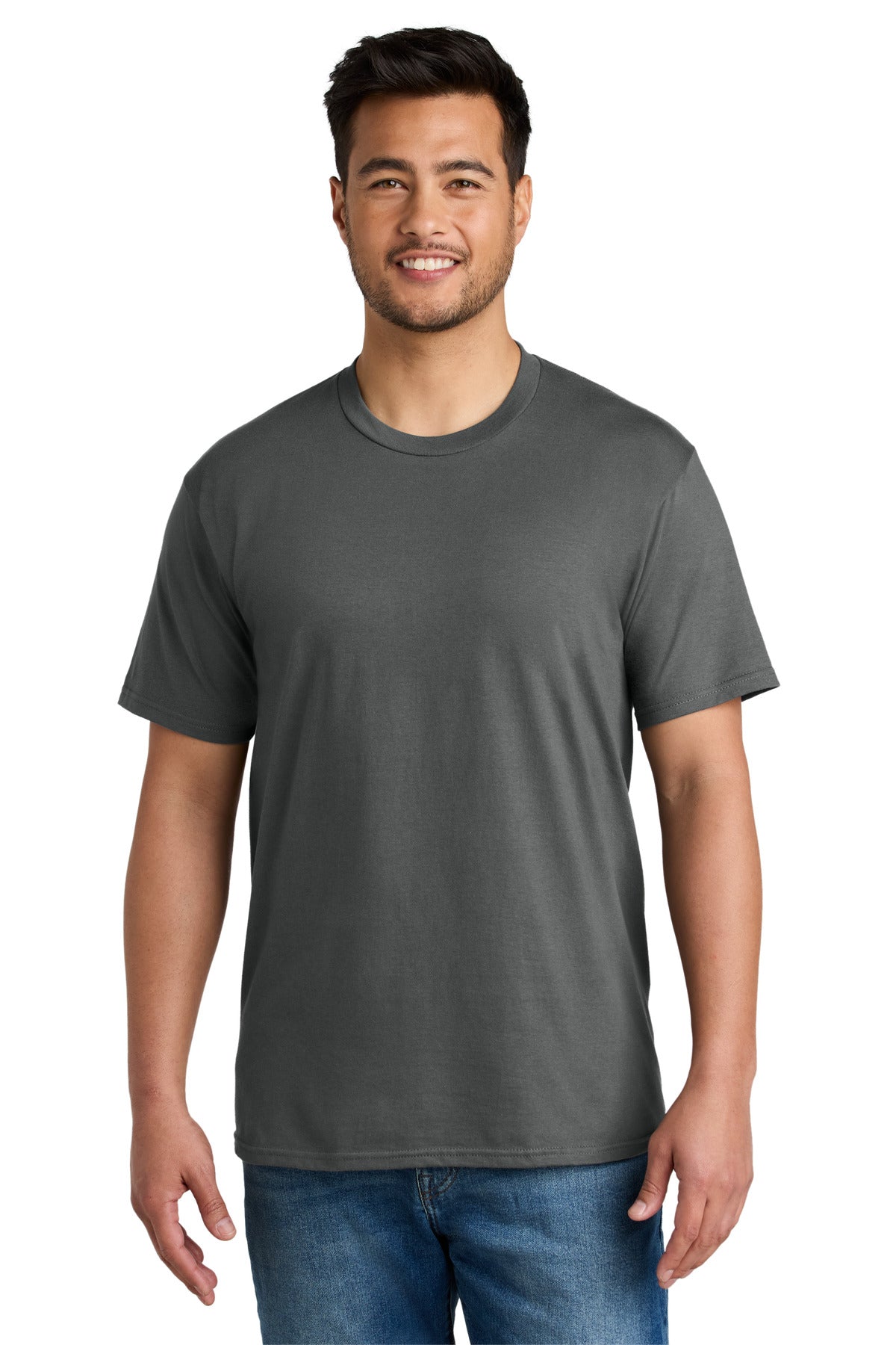 Port & Co CVC Tee PC340 in Charcoal