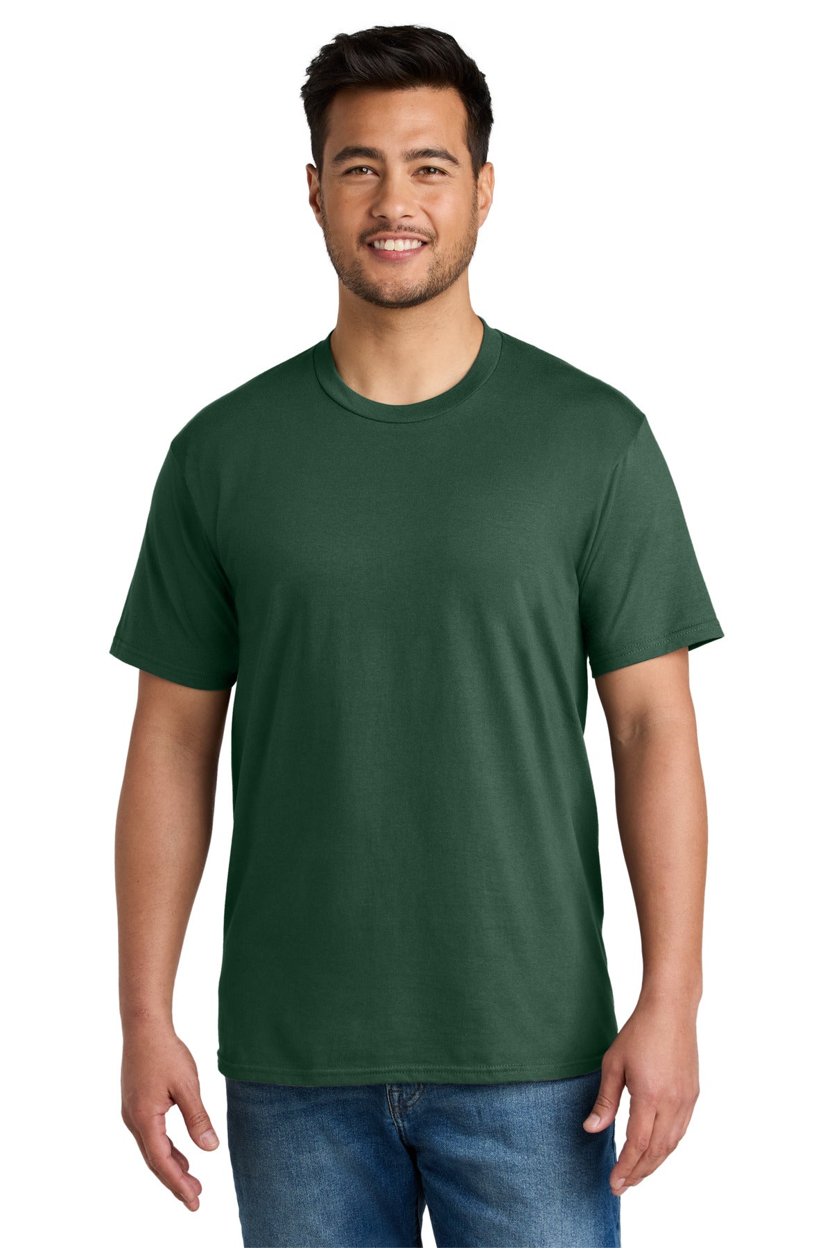 Port & Co CVC Tee PC340 in Forest Green