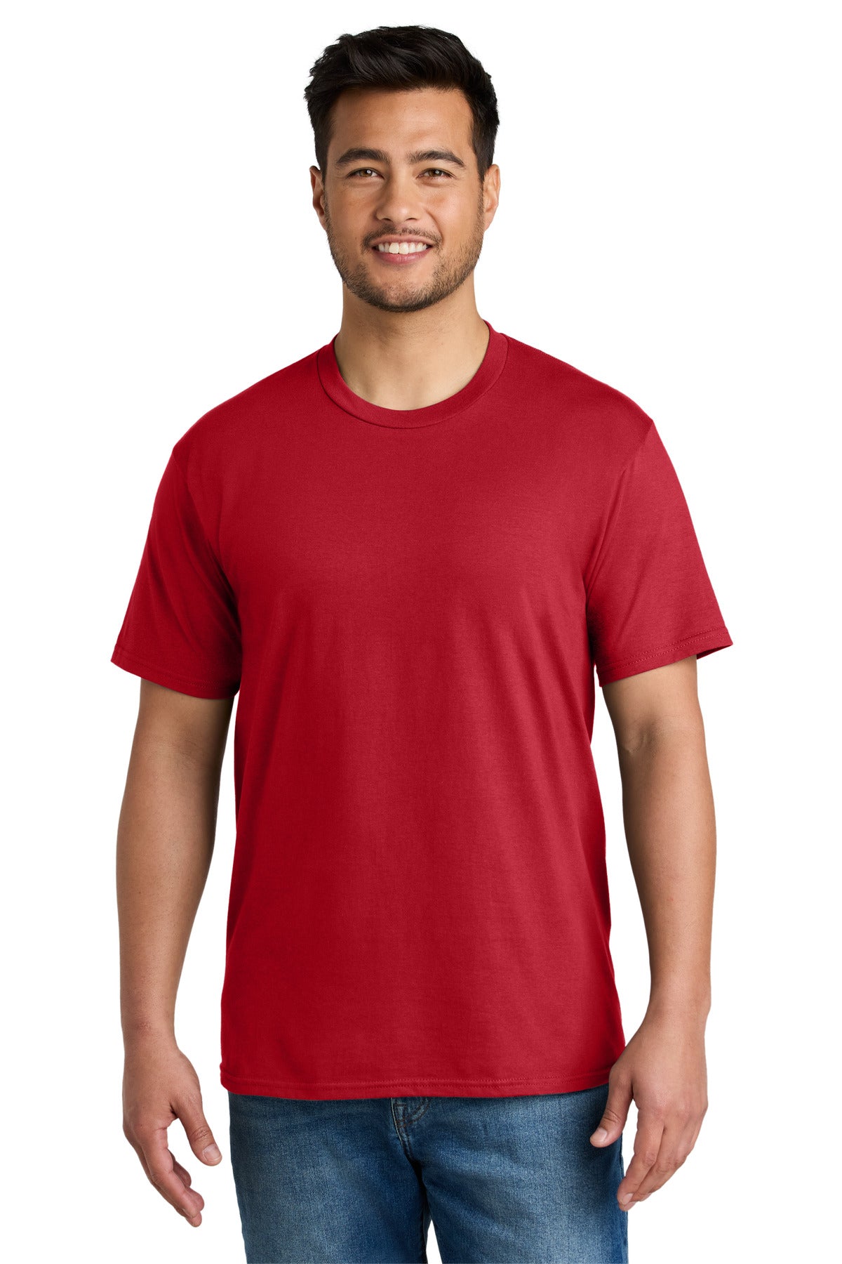 Port & Co CVC Tee PC340 in Red