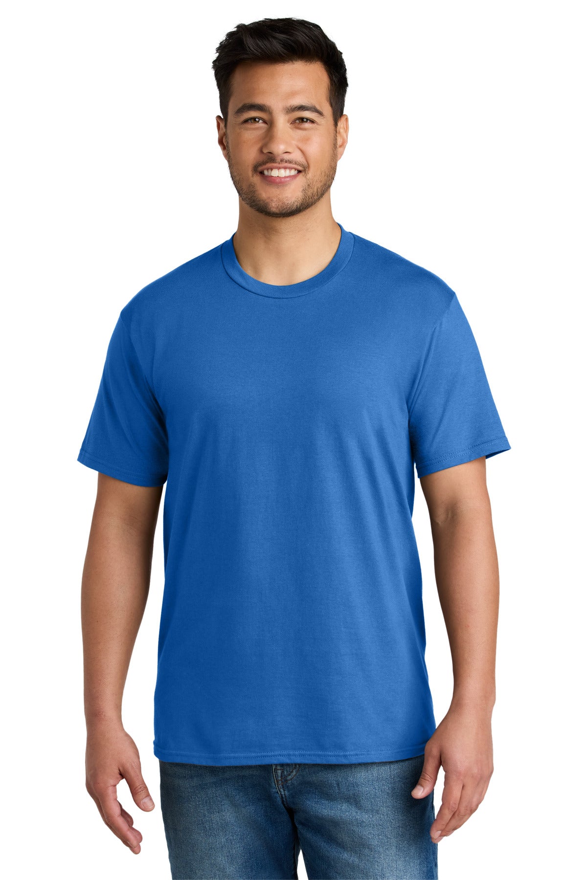 Port & Co CVC Tee PC340 in Royal