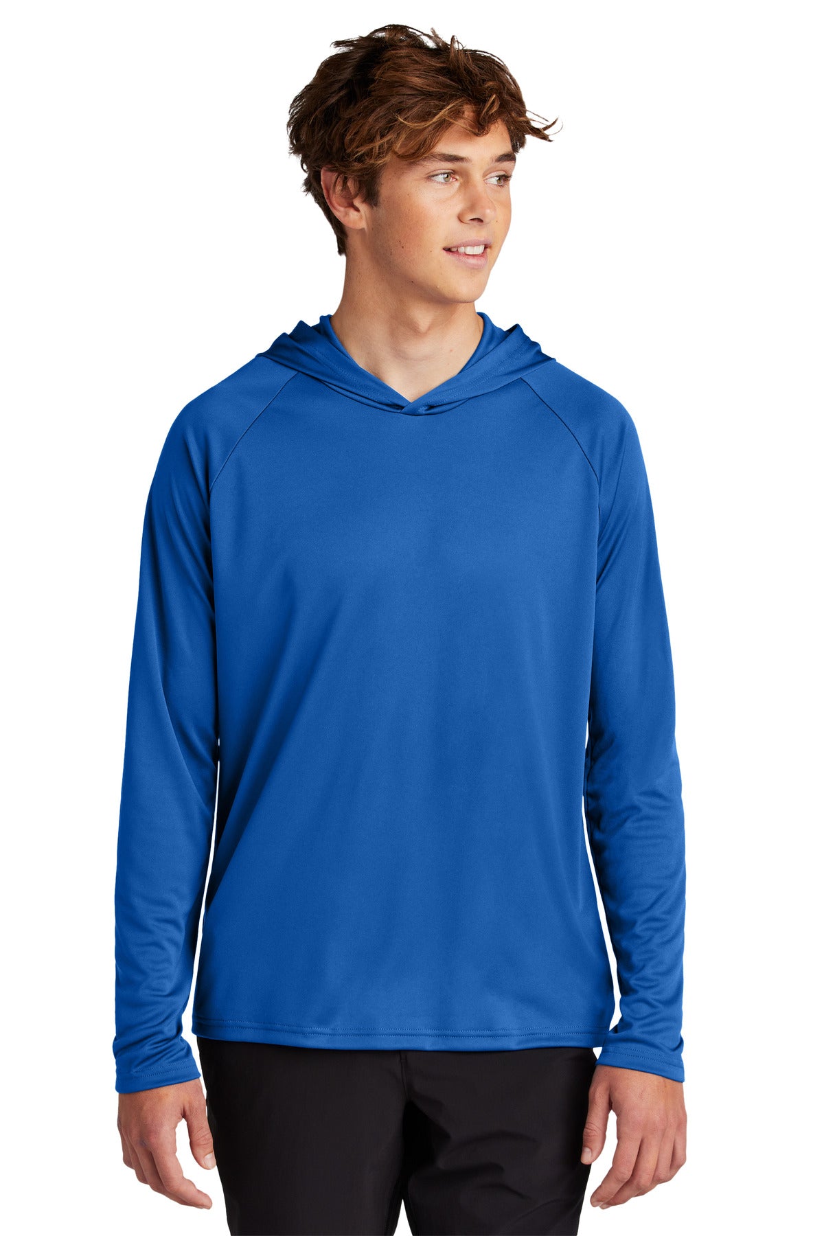 Port & Co Performance Pullover Hooded Tee PC380H in True Royal